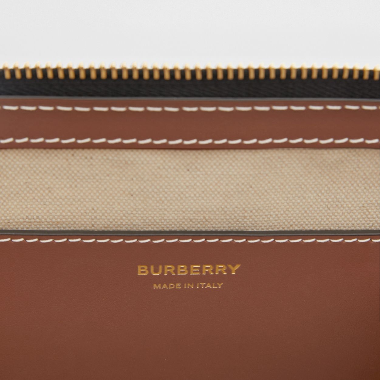 Large Knitted Check and Leather Olympia Pouch - 9