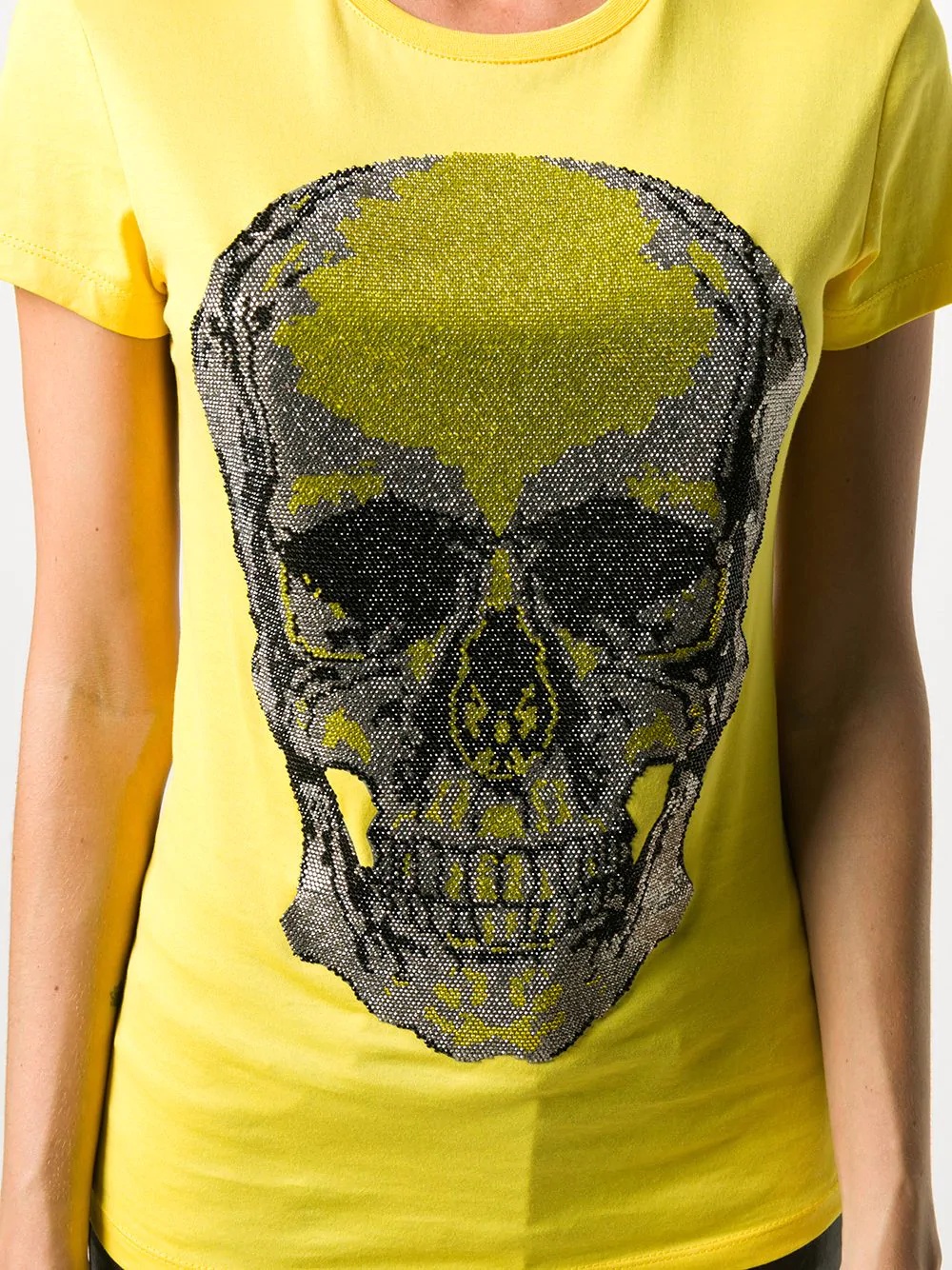 Skull rhinestone T-Shirt - 5