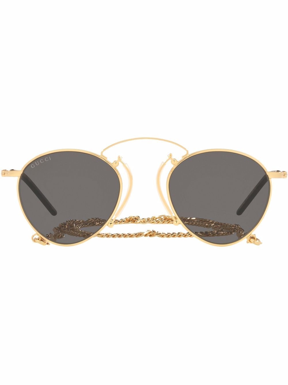 round-frame sunglasses - 1