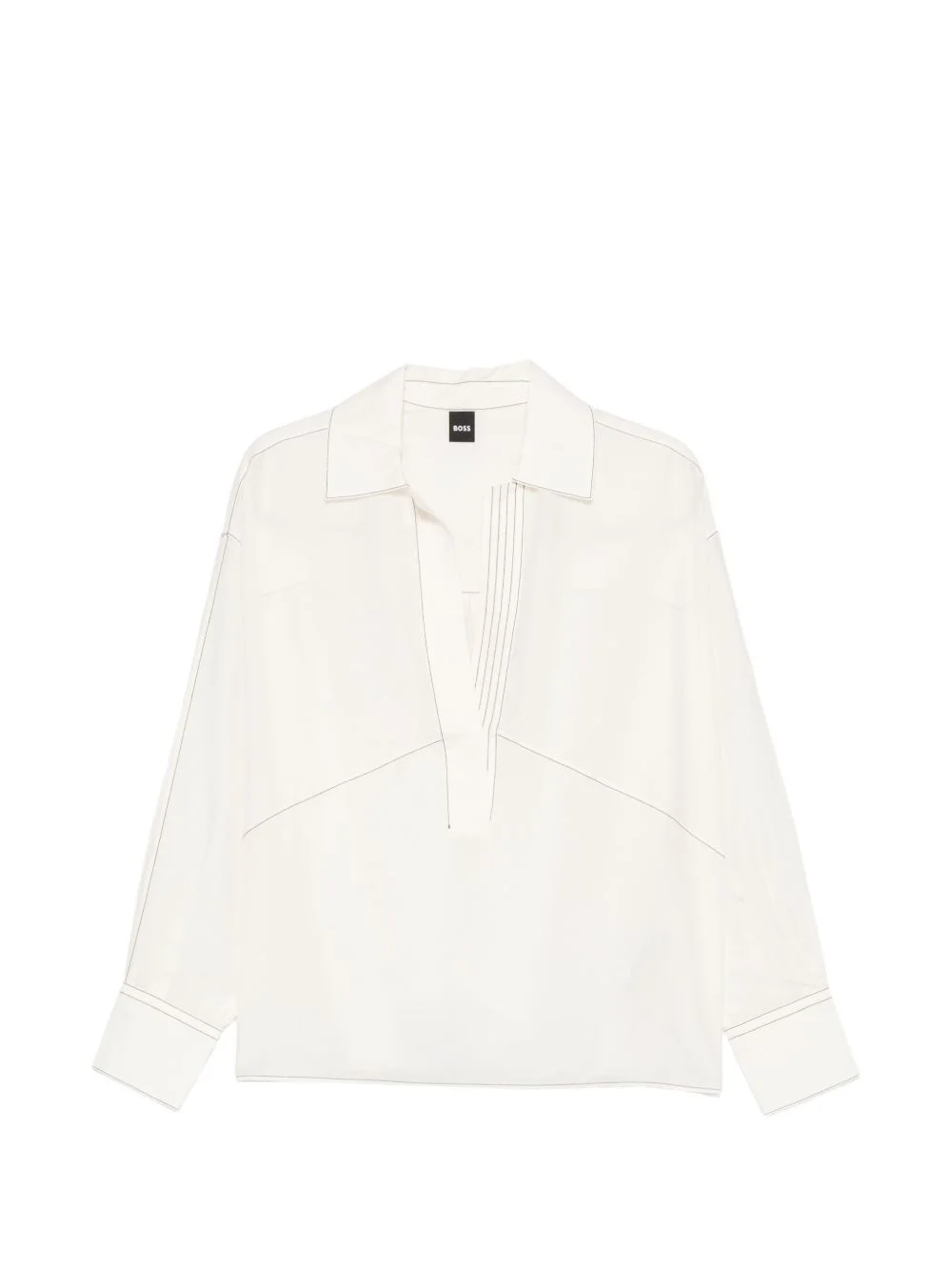 Brizzy V-neck panelled top - 1