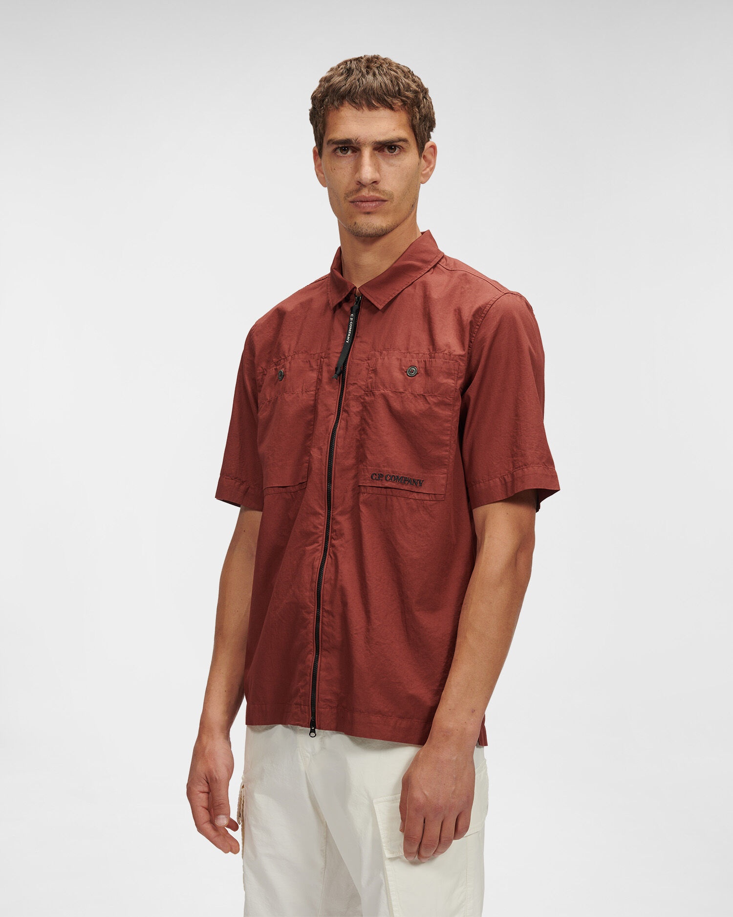 Cotton Rip-Stop Zipped Shirt - 2