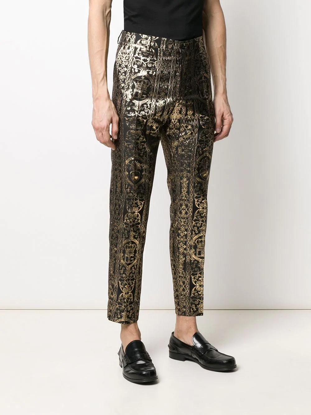 tailored cropped trousers  - 3