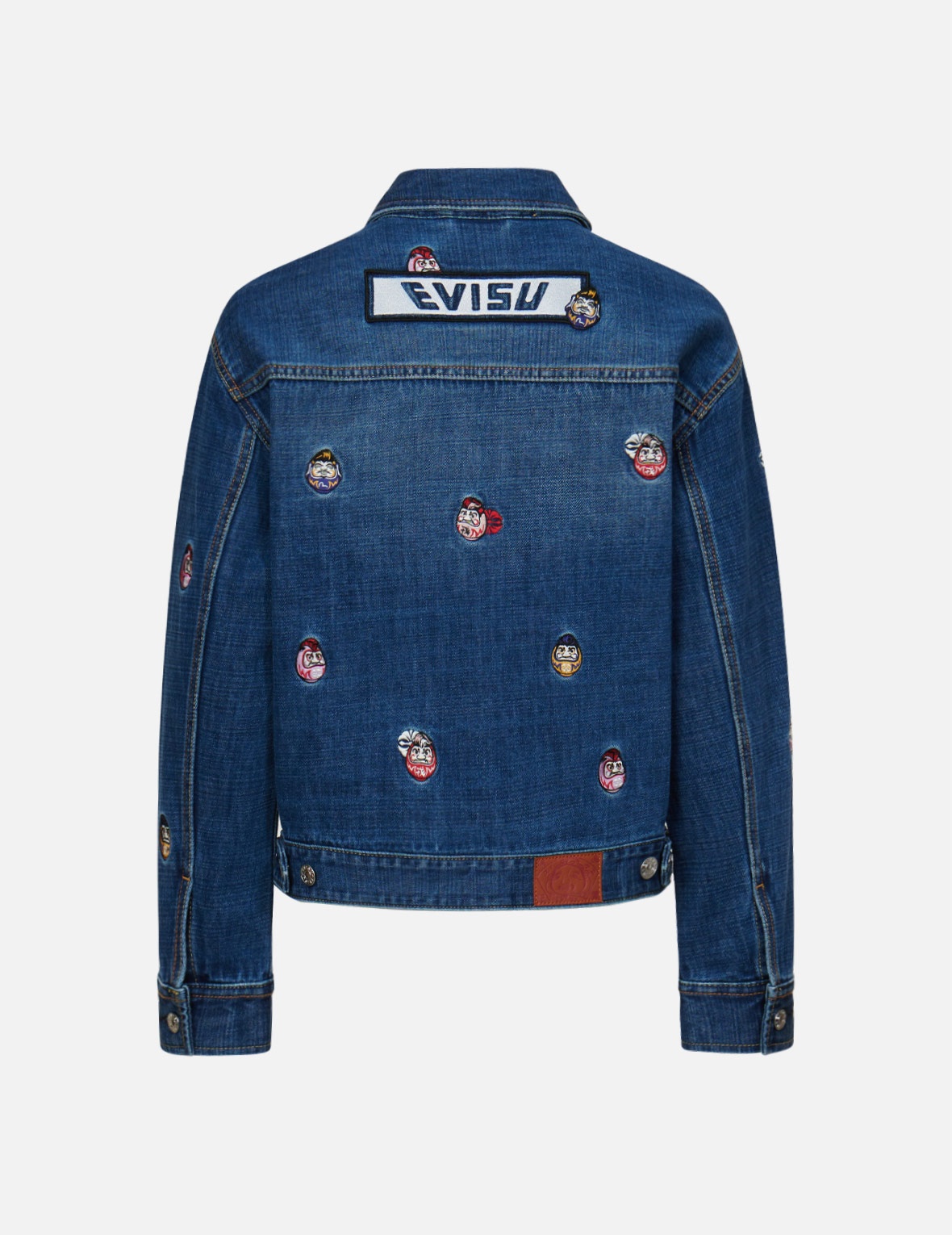 ALLOVER DARUMA EMBROIDERED DENIM JACKET - 2