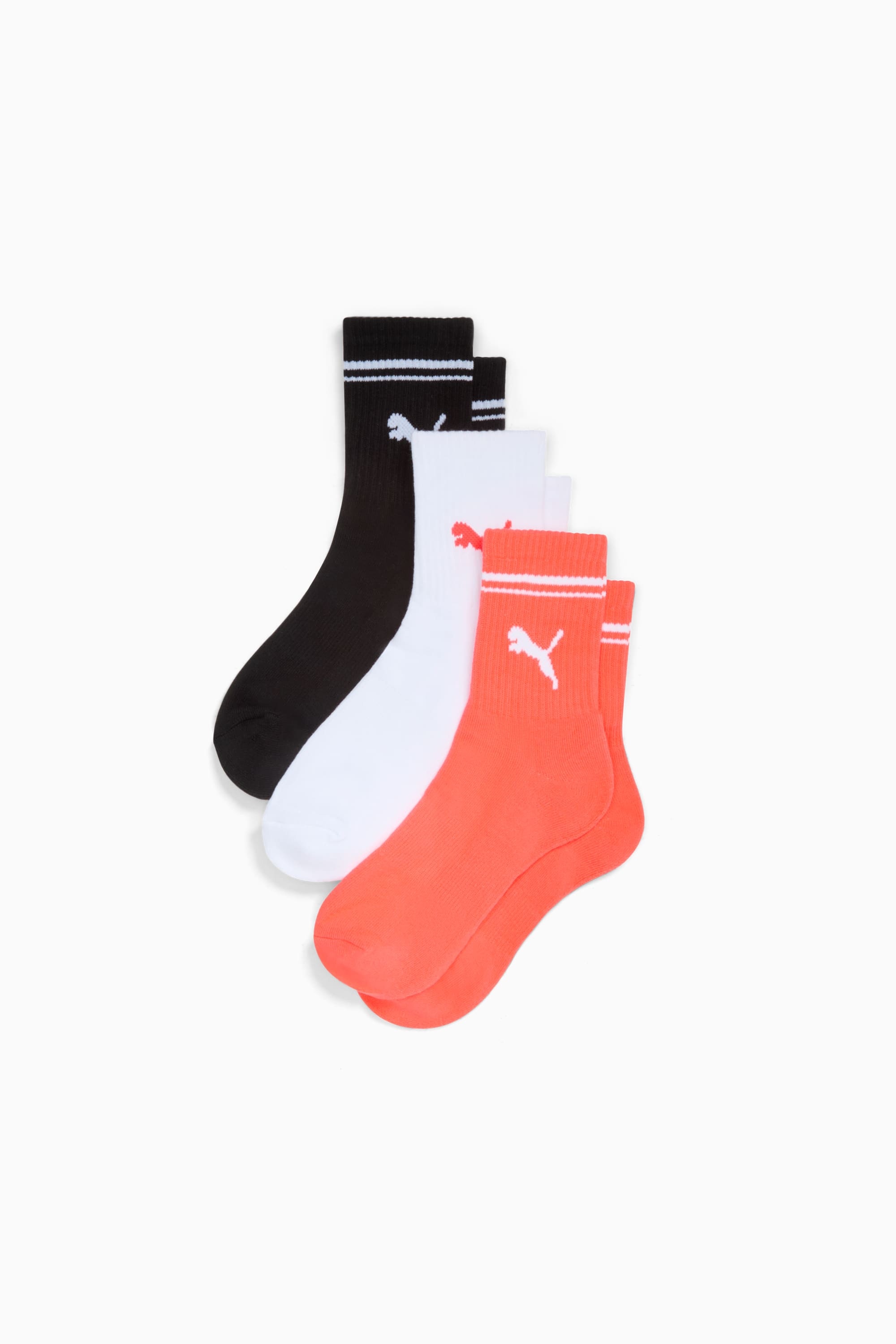 Women's Half-Terry Crew Socks (3 Pairs) - 1