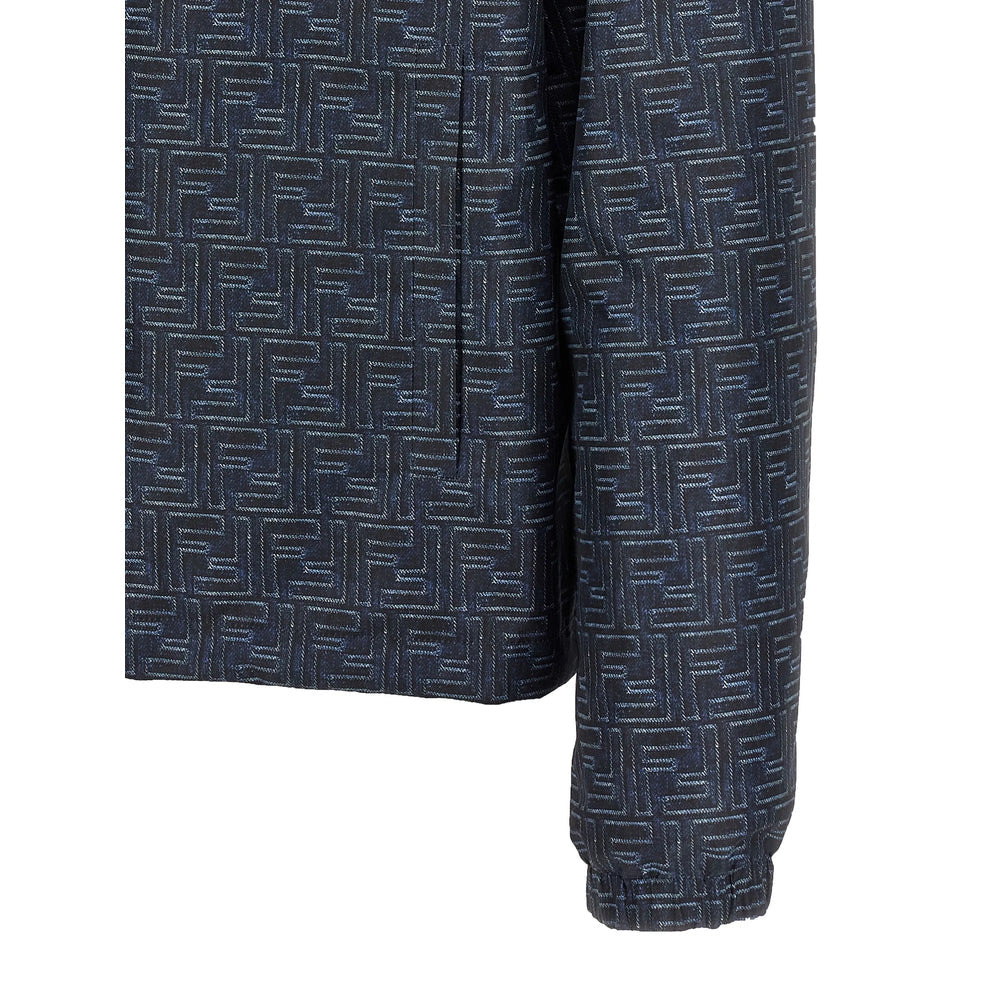 Fendi Blue Jackets - Hooded Jackets Men - 4