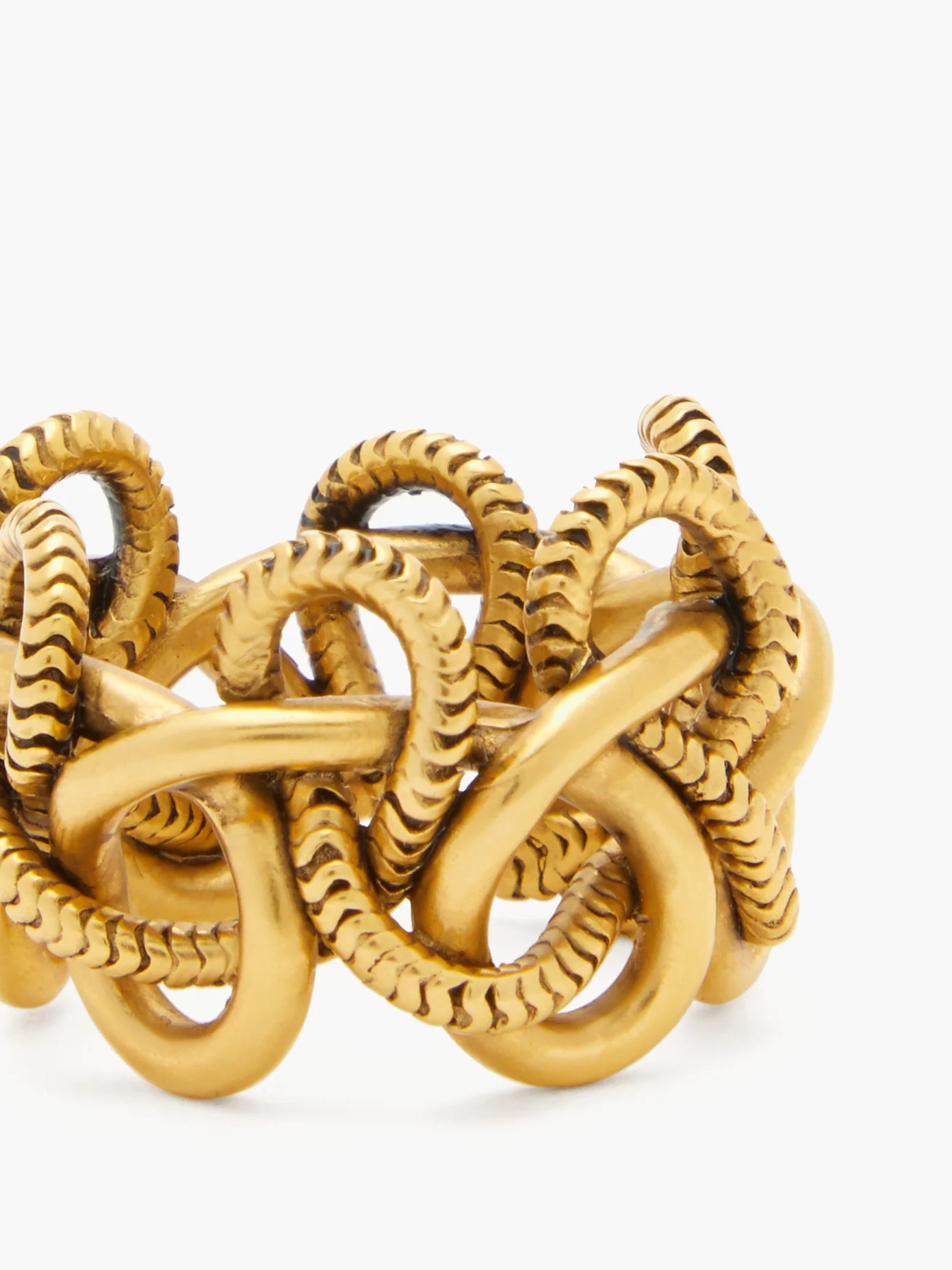 Knotted rope ring - 5