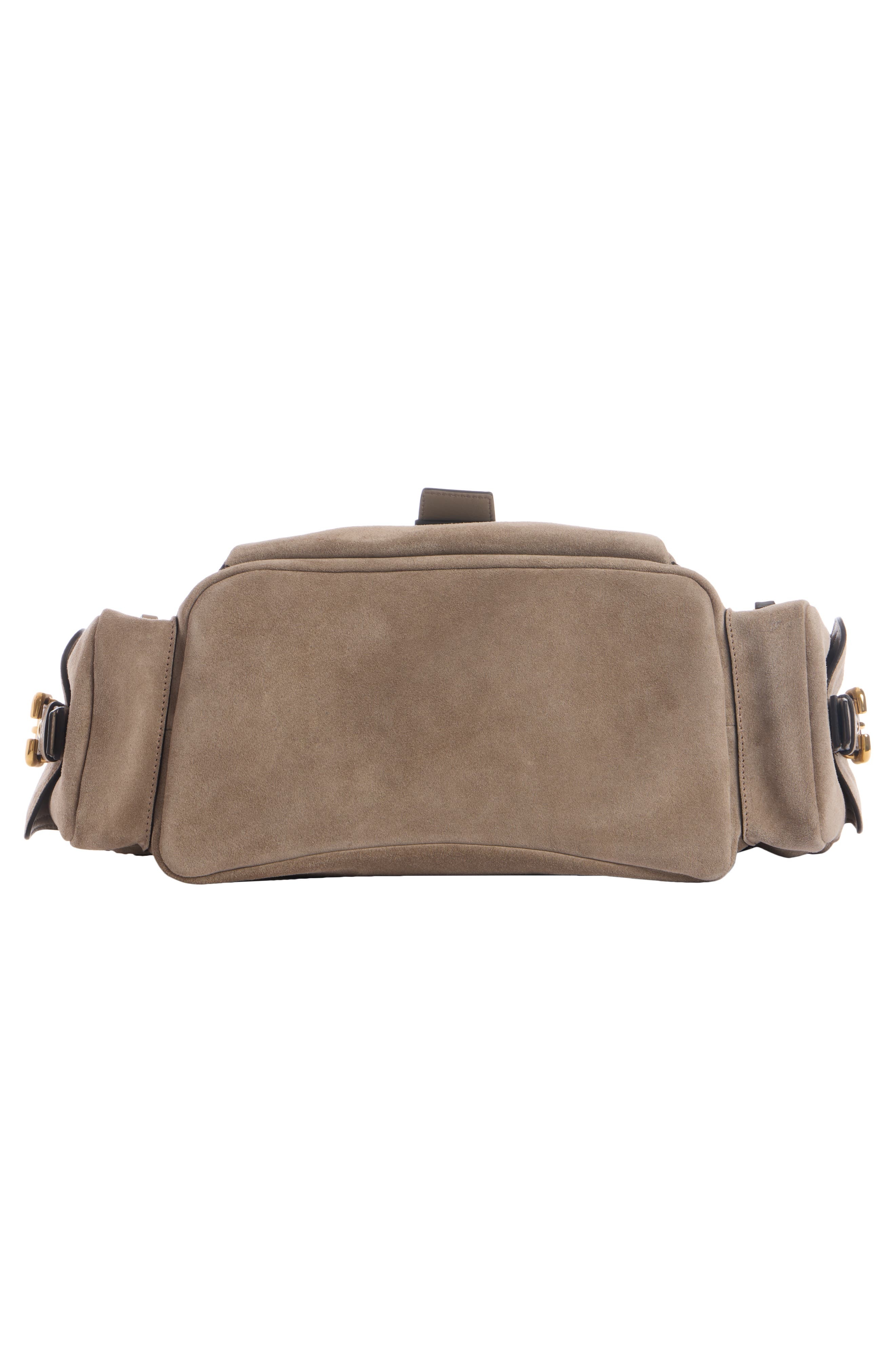 Chloé Suede Camera Bag in Motty Grey at Nordstrom - 5