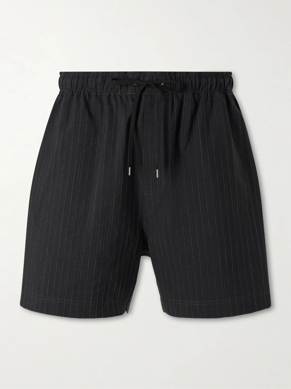 Starboard Wide-Leg Cotton and Wool-Blend Drawstring Shorts - 1
