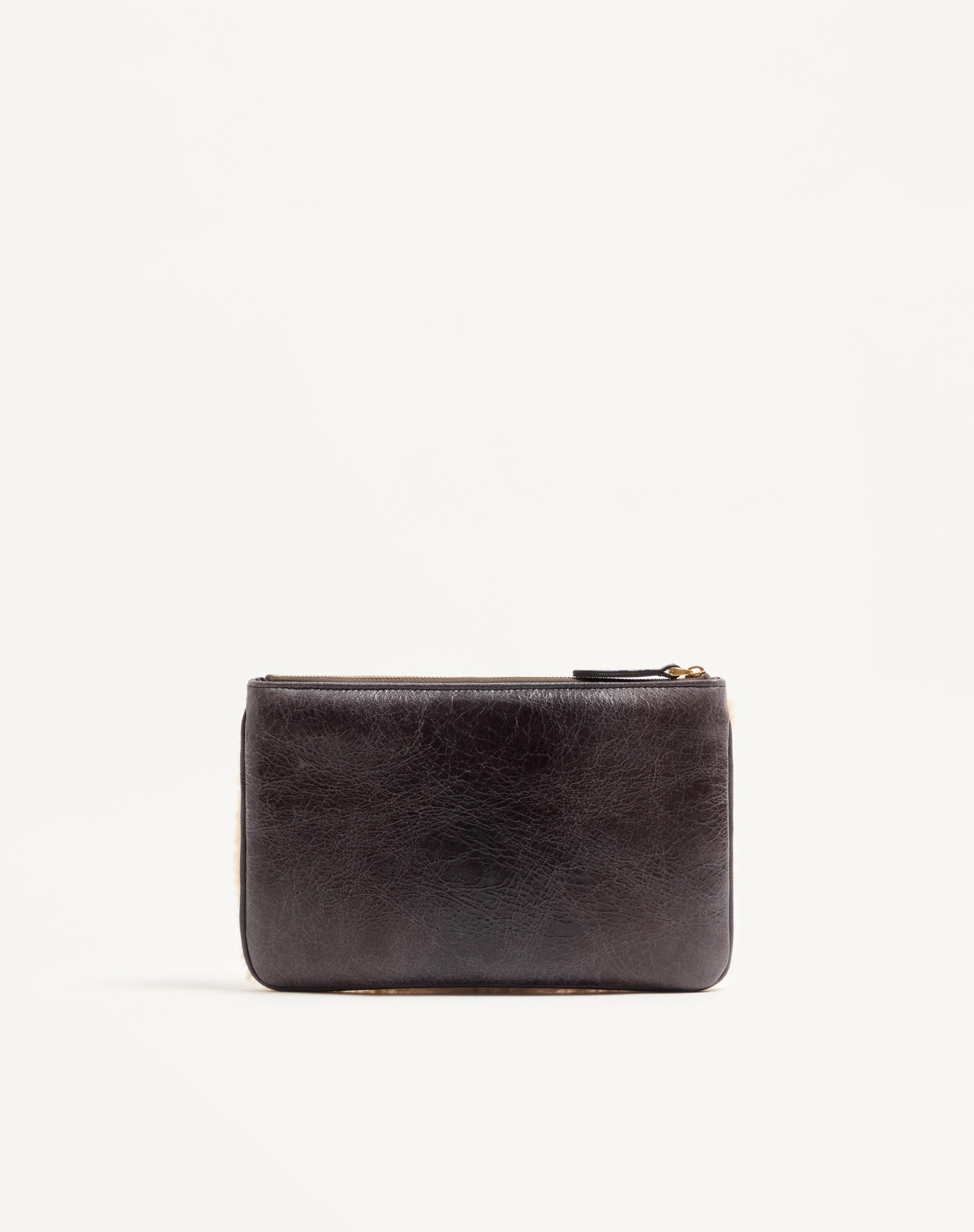 VALENTINO GARAVANI VIVA SUPERSTAR SHEEPSKIN CLUTCH - 4