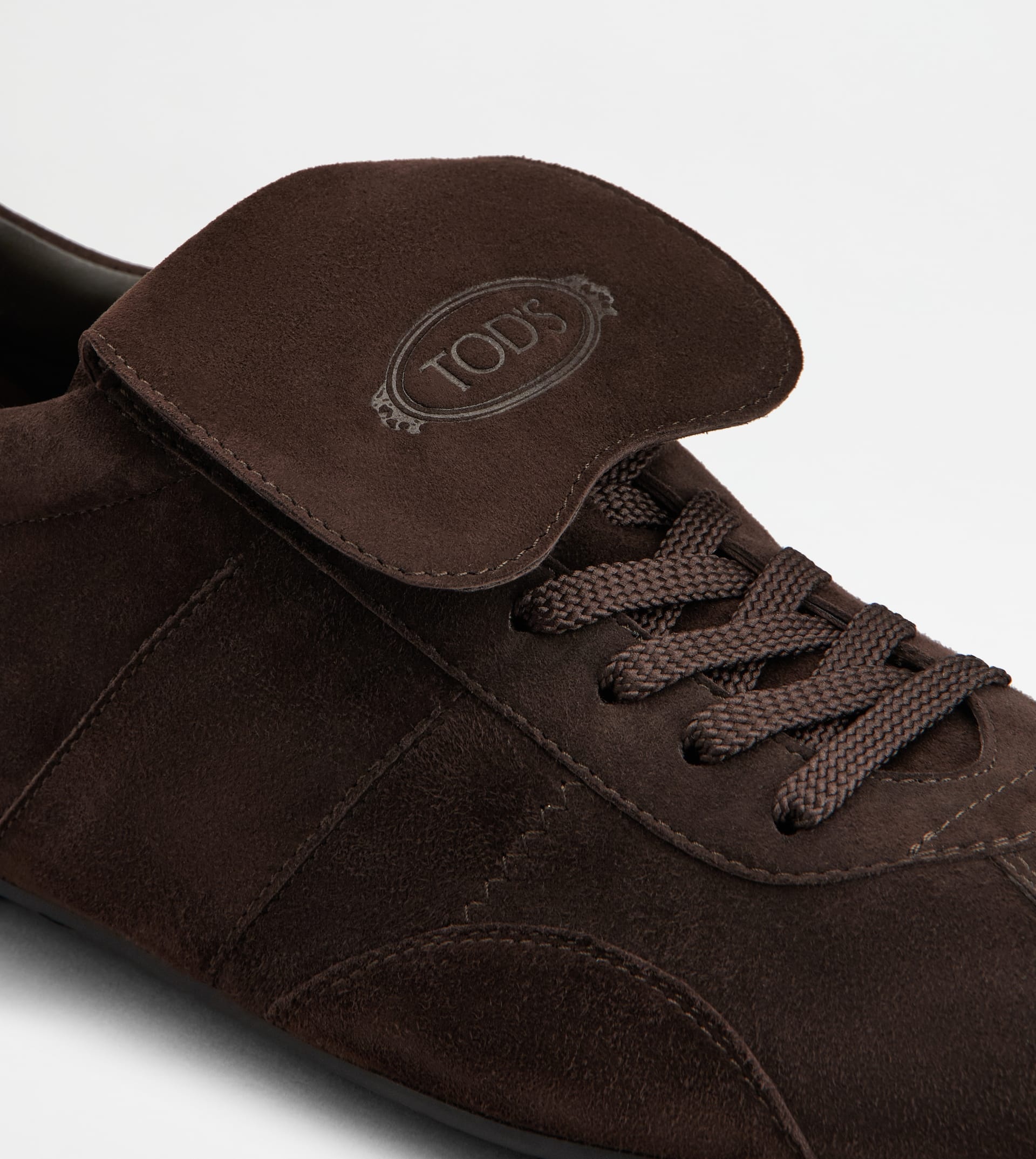 TOD'S T-MARATHON SNEAKERS IN SUEDE - BROWN - 5