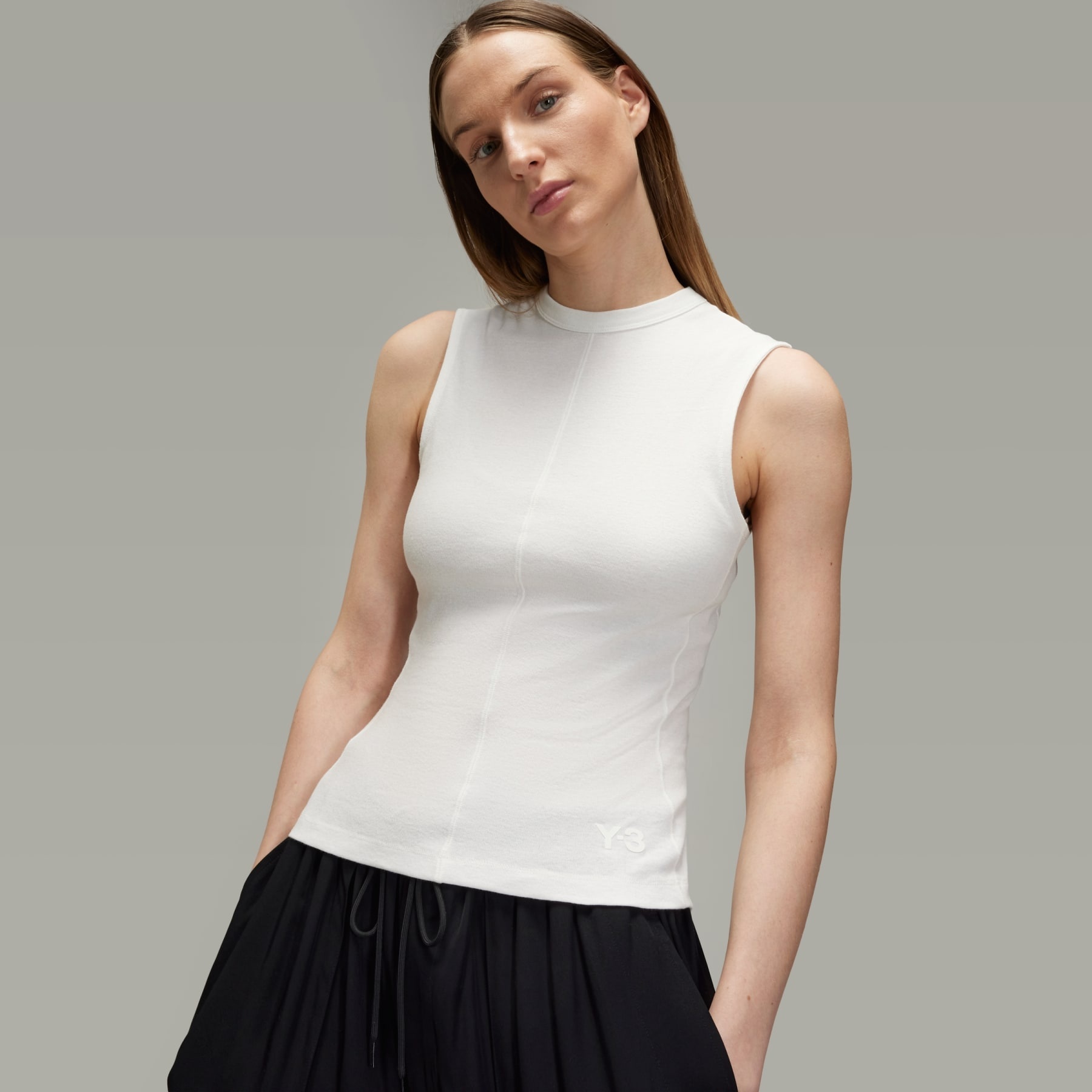 Y-3 W Fitted Tank Top - 7