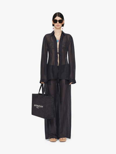 Givenchy PANTS IN SILK AND LINEN outlook