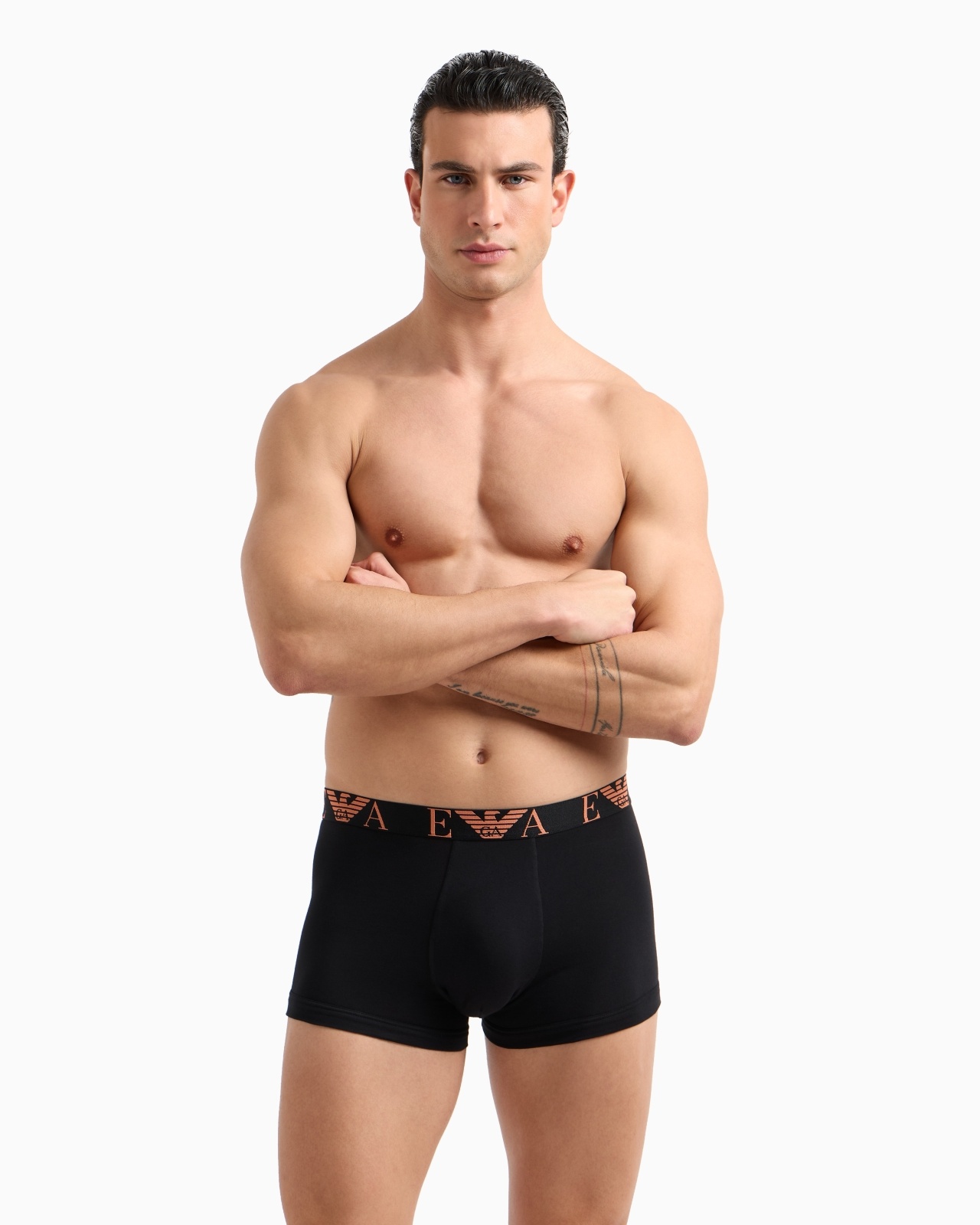 THREE-PACK OF BOXER BRIEFS WITH BOLD MONOGRAM LOGO - 2