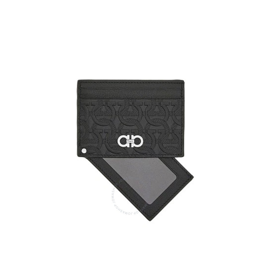 Ferragamo Gancini Embossed Credit Card Holder - 3