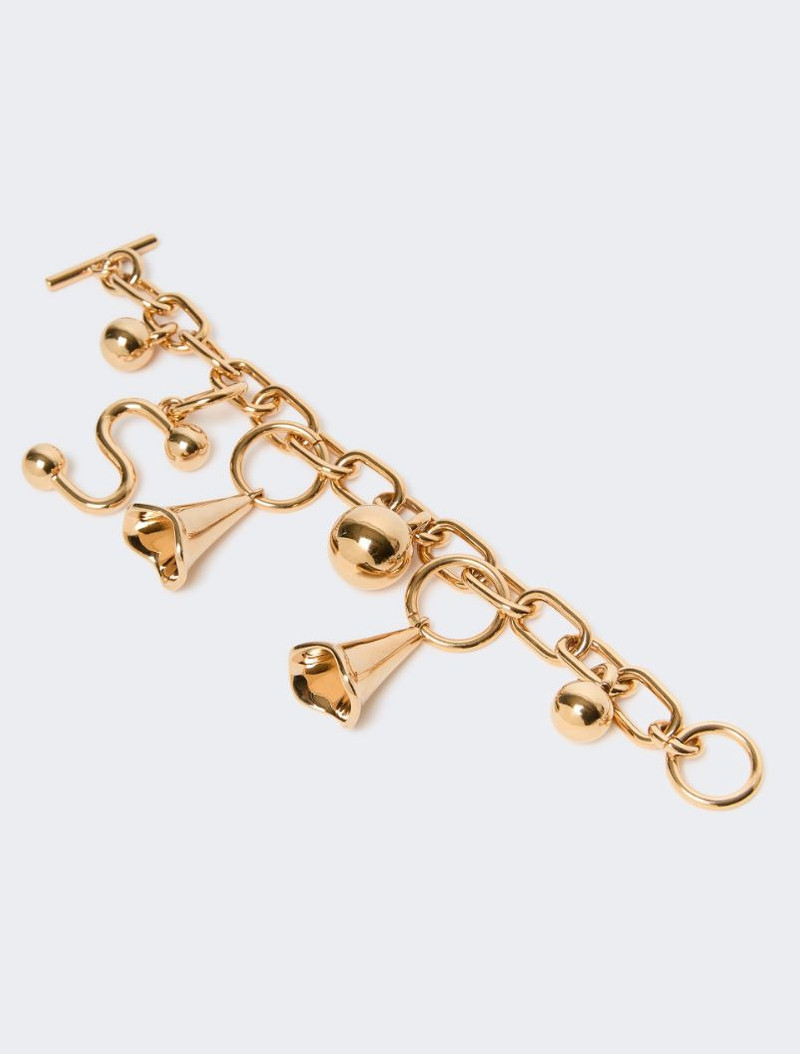 Sportmax Chain bracelet with charm - gold outlook