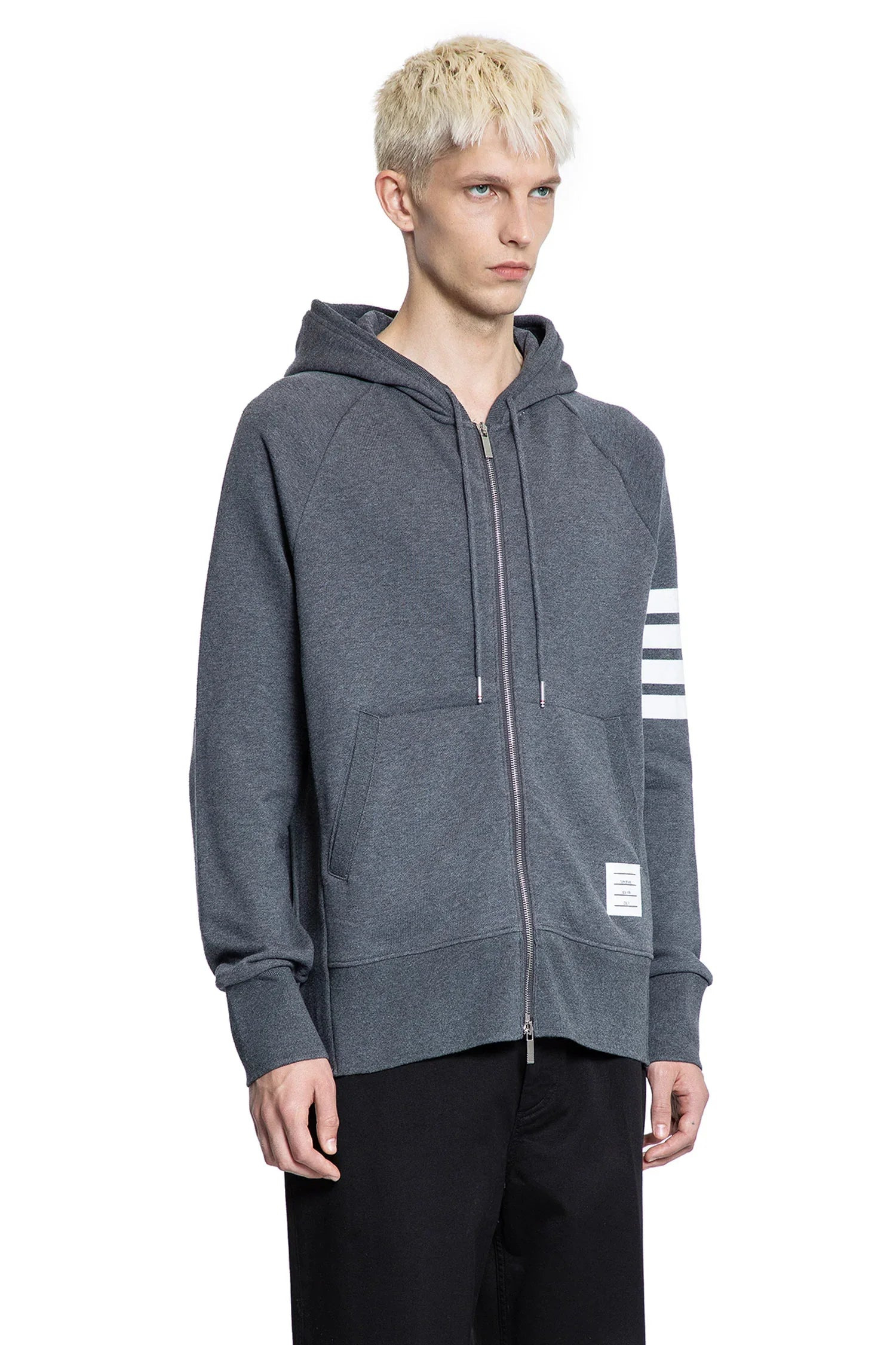 4-Bar-Zip-Up-Hoodie-In-Classic-Loopback - 2
