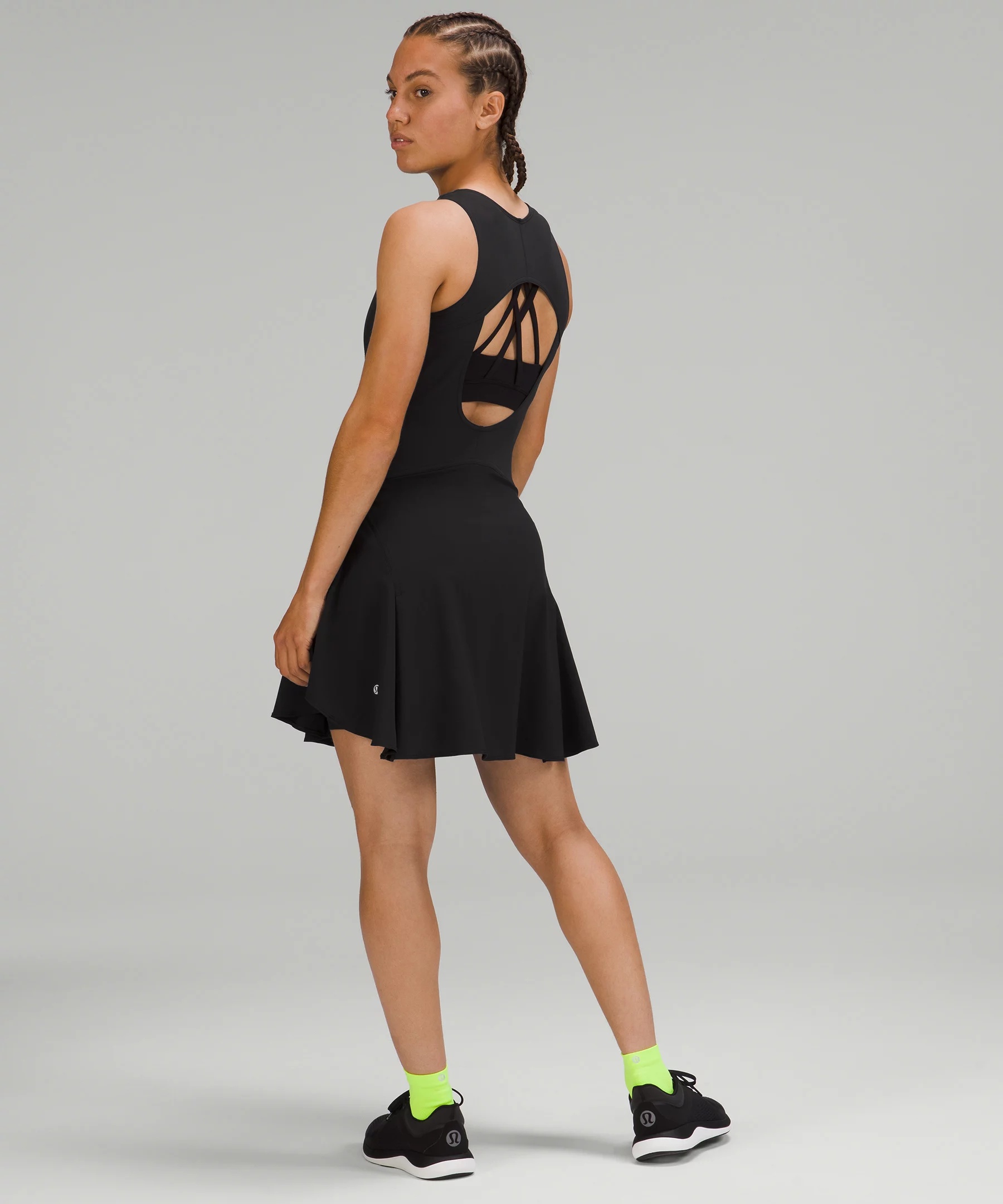 Everlux Short-Lined Tennis Tank Top Dress 6" - 2