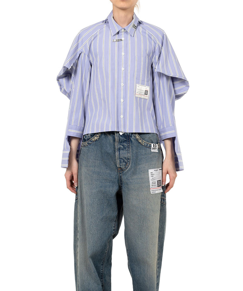 Asymmetric Stripe Shirt 1