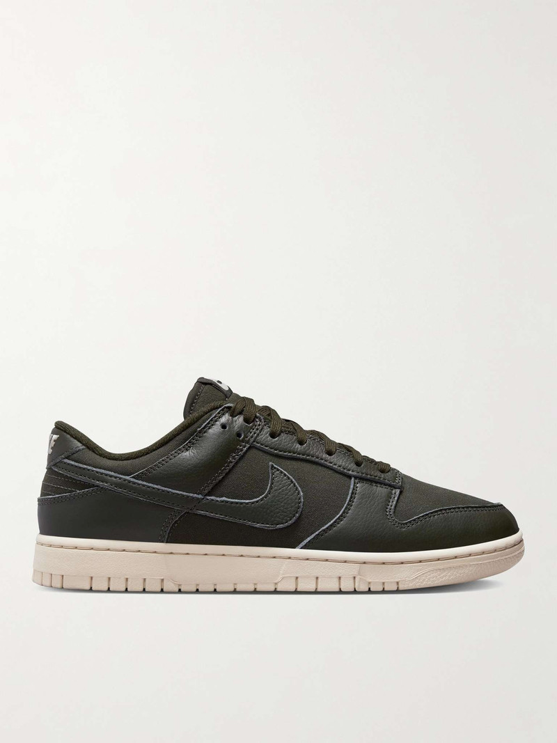 Dunk Low Retro PRM NBHD Leather-Trimmed Canvas Sneakers - 1