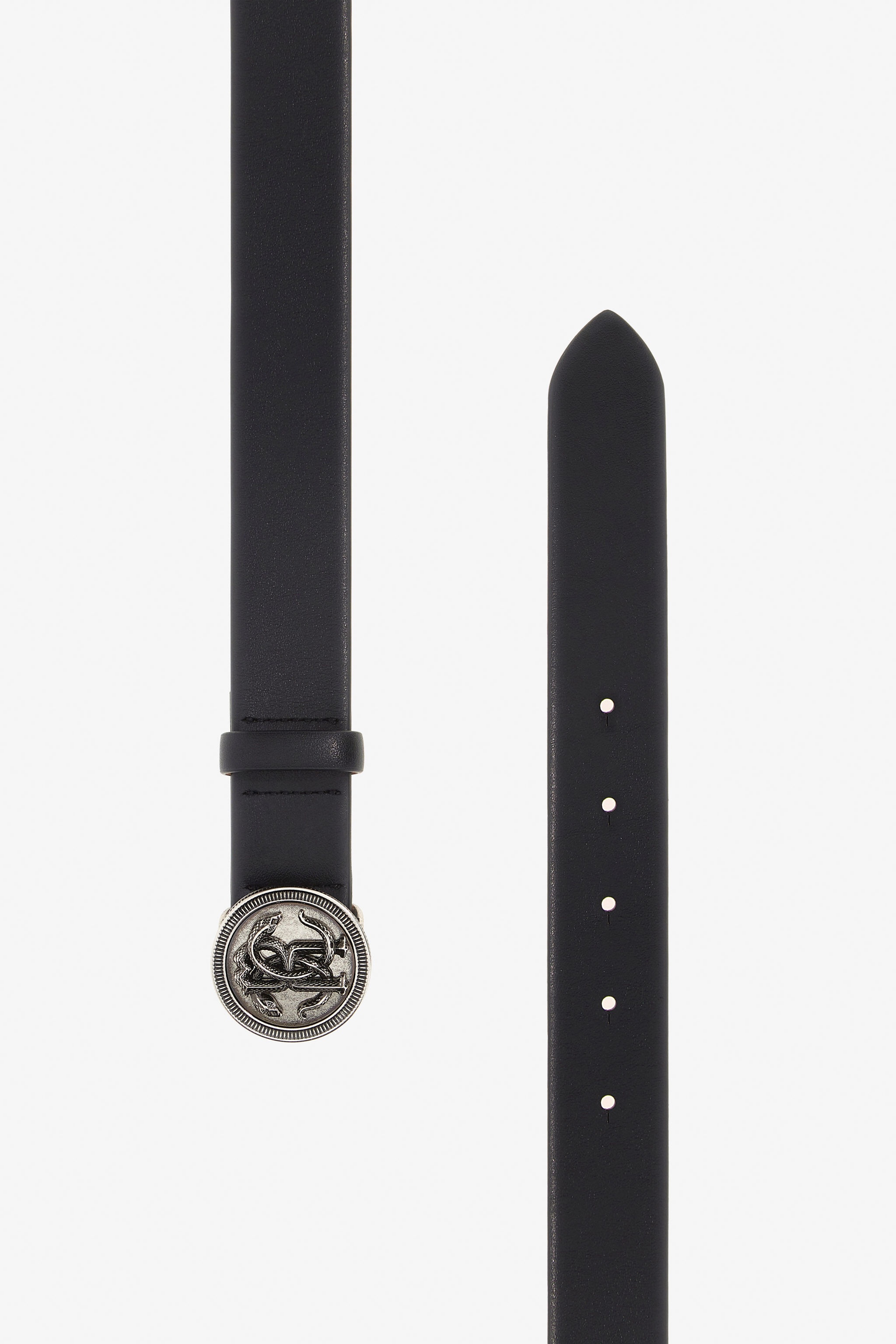 Leather Belt with Logo RC Buckle - 2