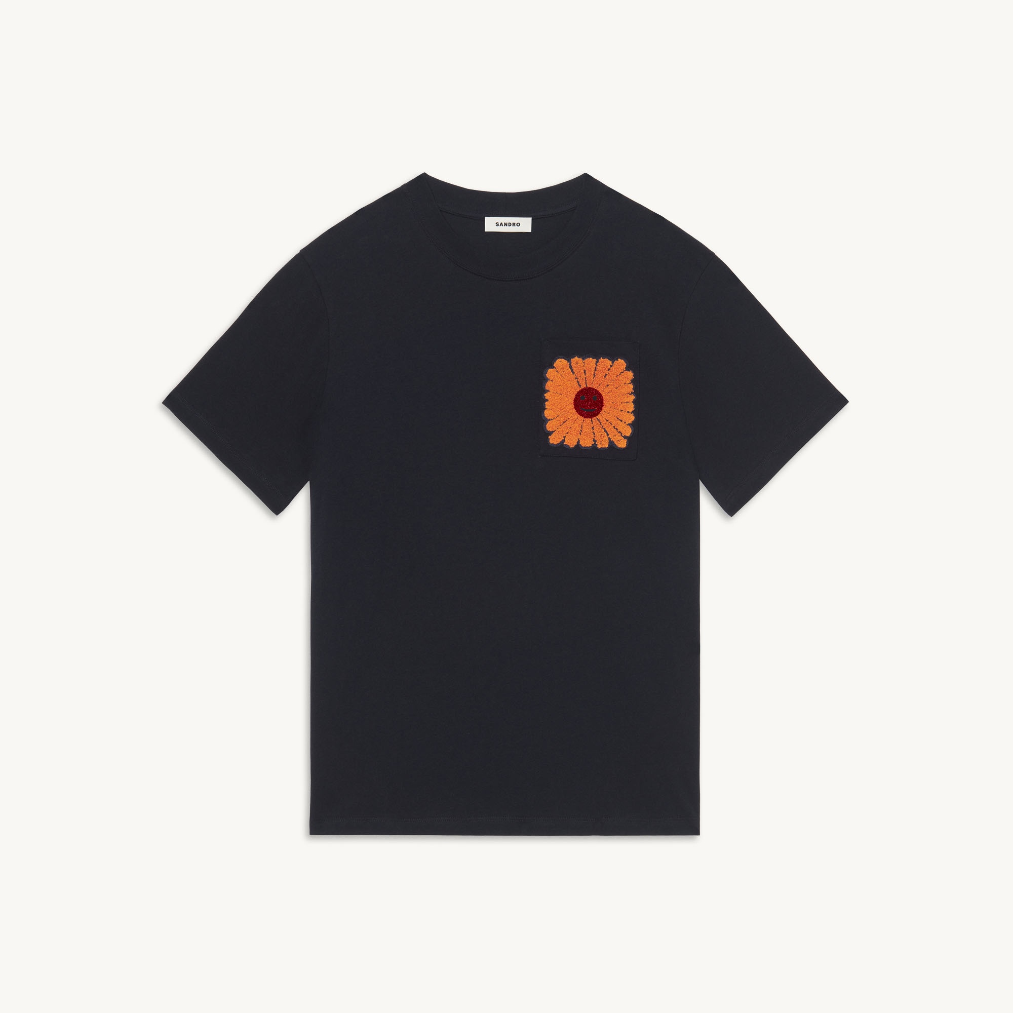 Organic cotton T-shirt with patch - 1