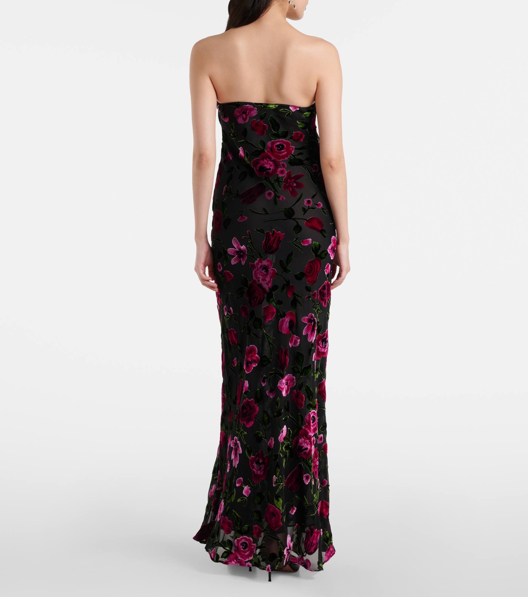Velvet devoré gown - 3