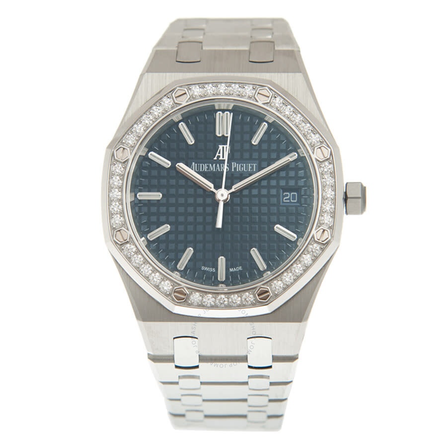 Audemars Piguet Royal Oak Automatic Diamond Blue Dial Ladies Watch 77351ST.ZZ.1261ST.01 - 3