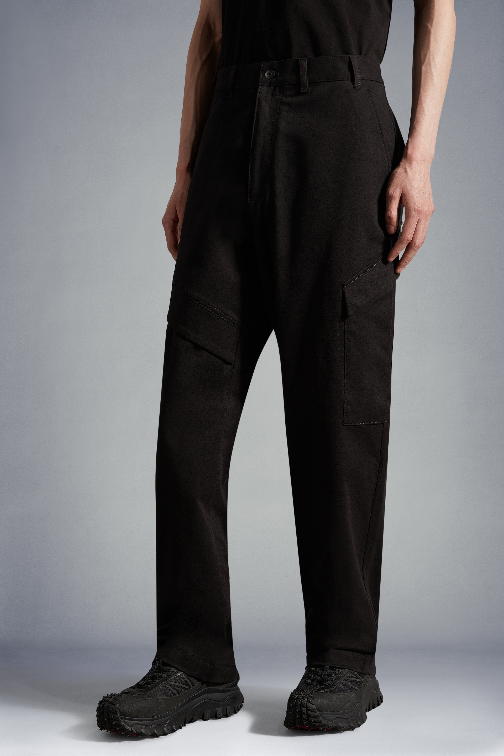 Gabardine Cargo Pants - 3