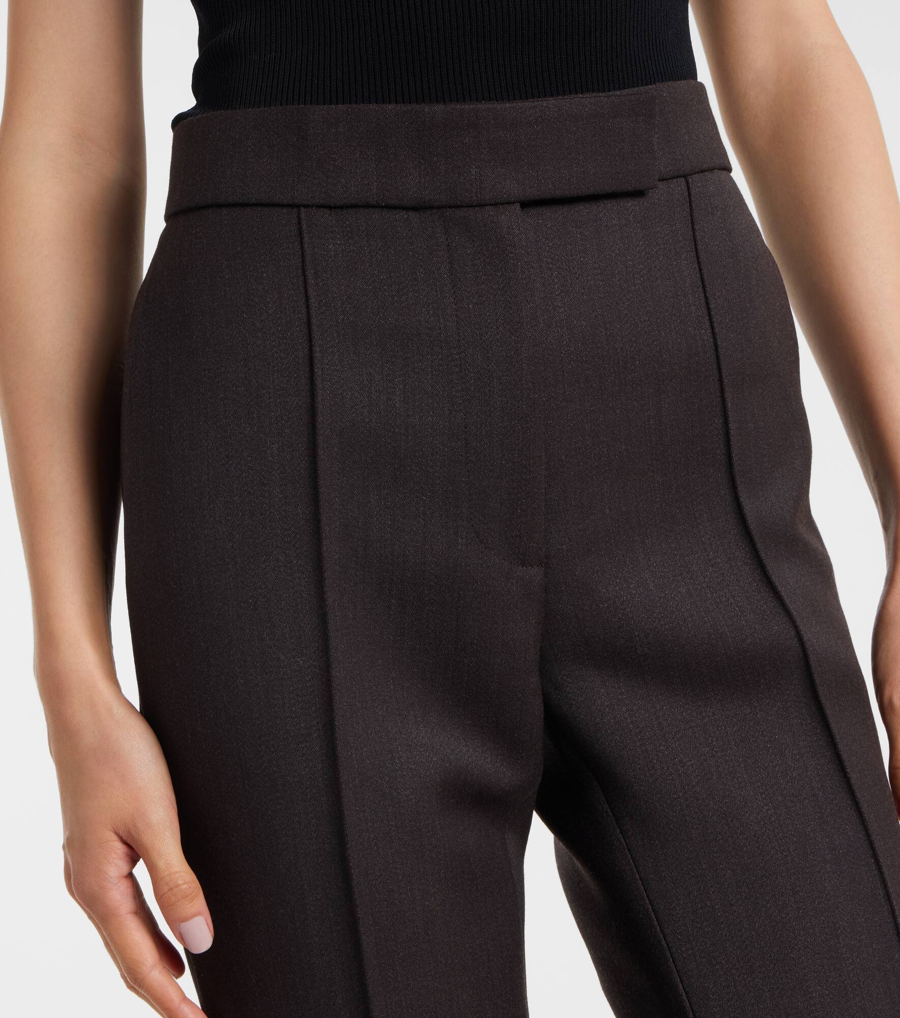 High-rise flared pants - 4
