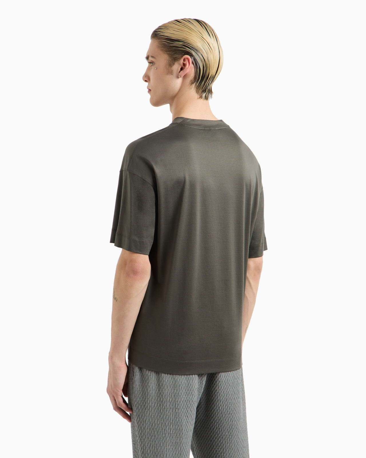 ASV Lyocell-blend jersey V-neck T-shirt - 3