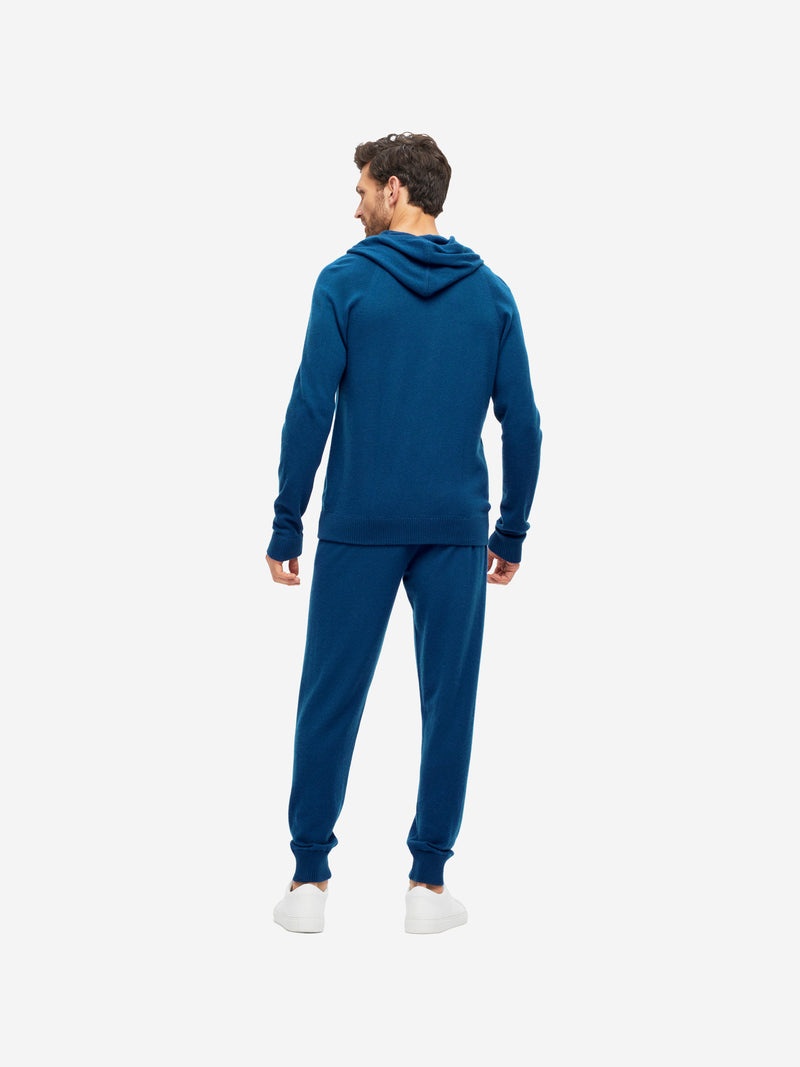 Men's Hoodie Finley Cashmere Ocean Blue - 5