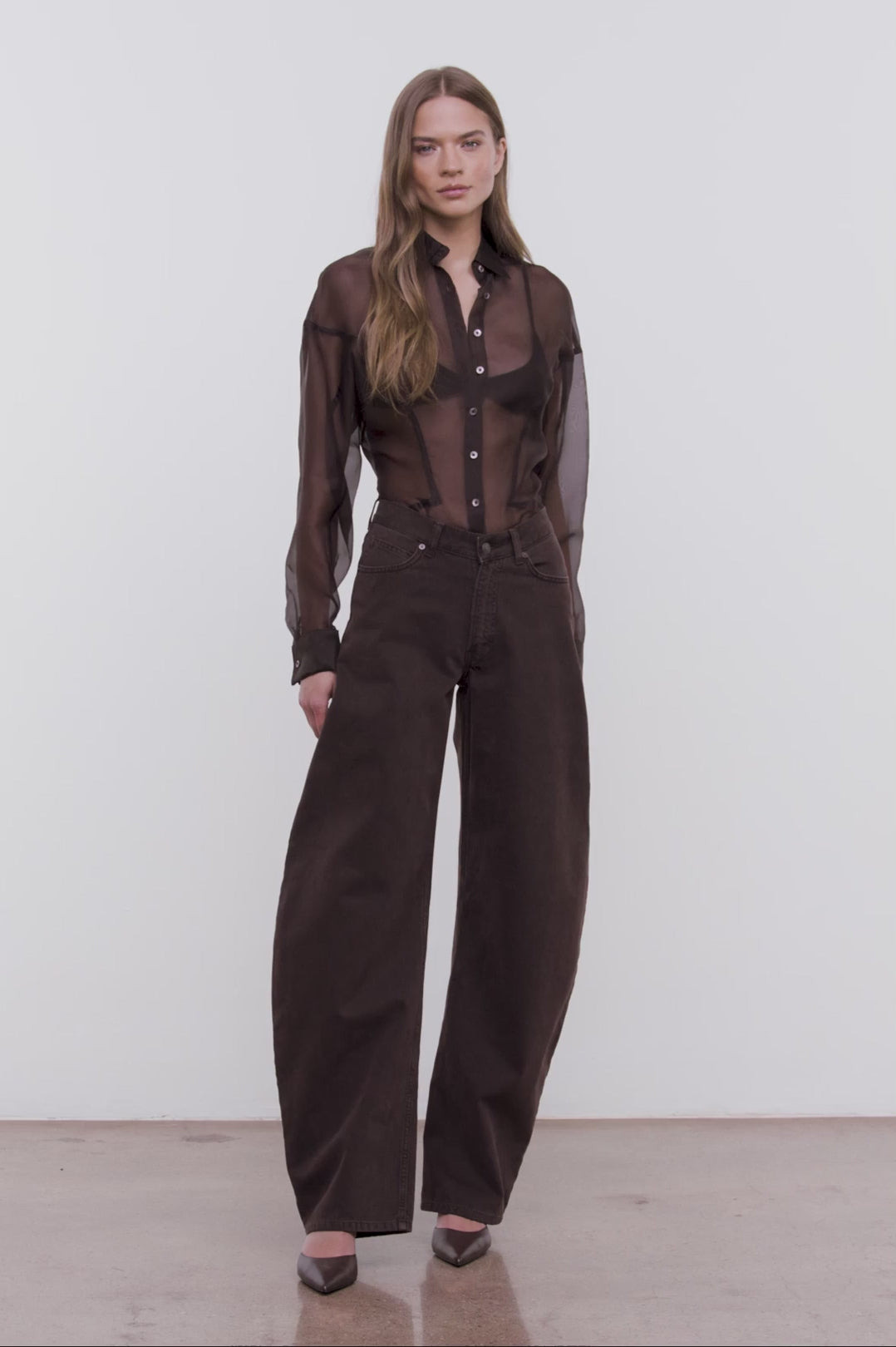 STAUD JACKSON BARREL JEAN EARTH - 6