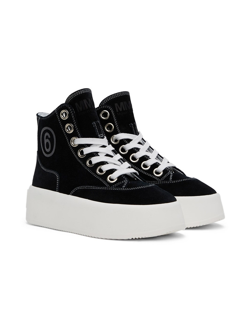Black Suede 6 Sneakers 4