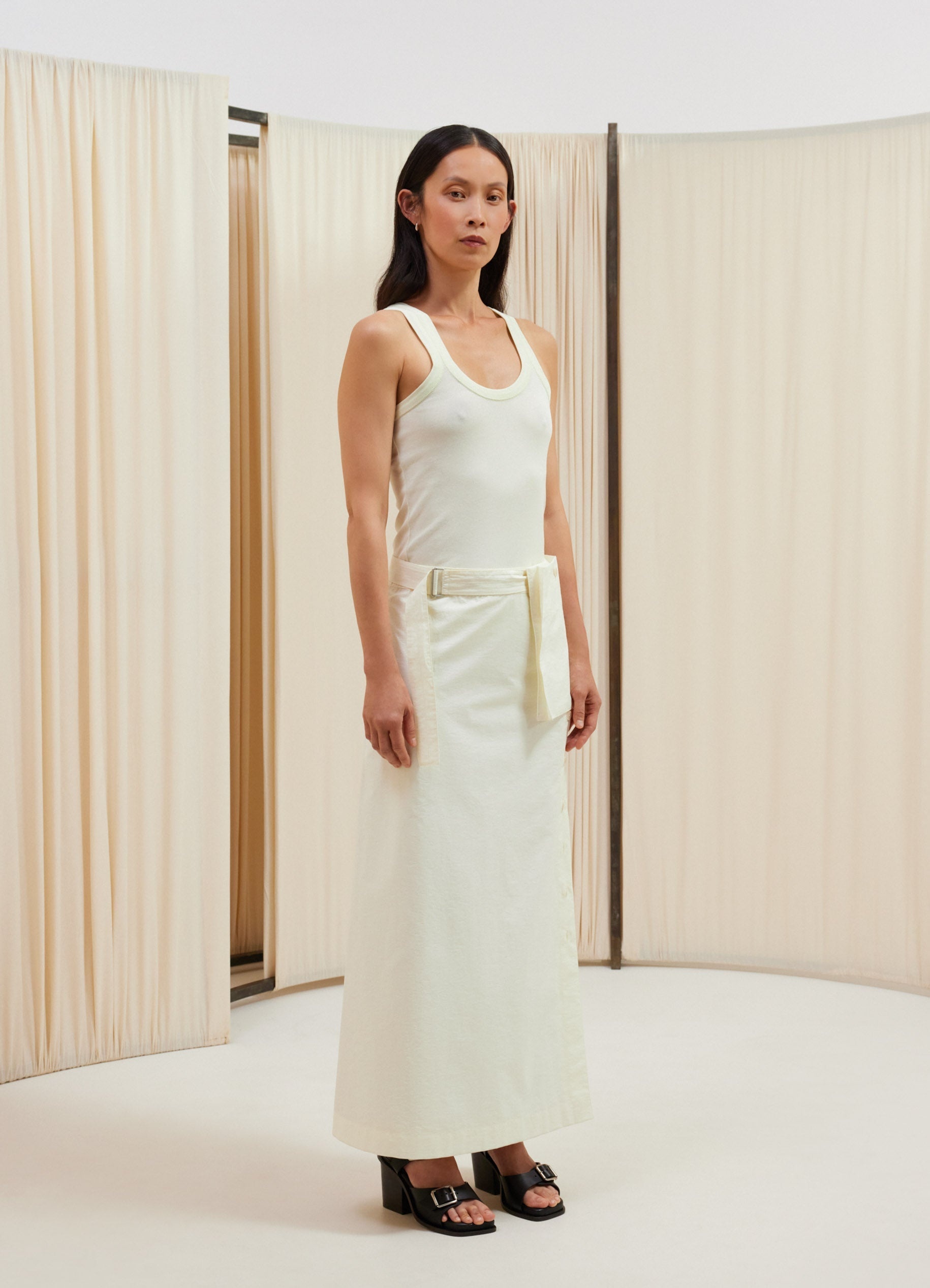 LONG WRAP SKIRT - 2