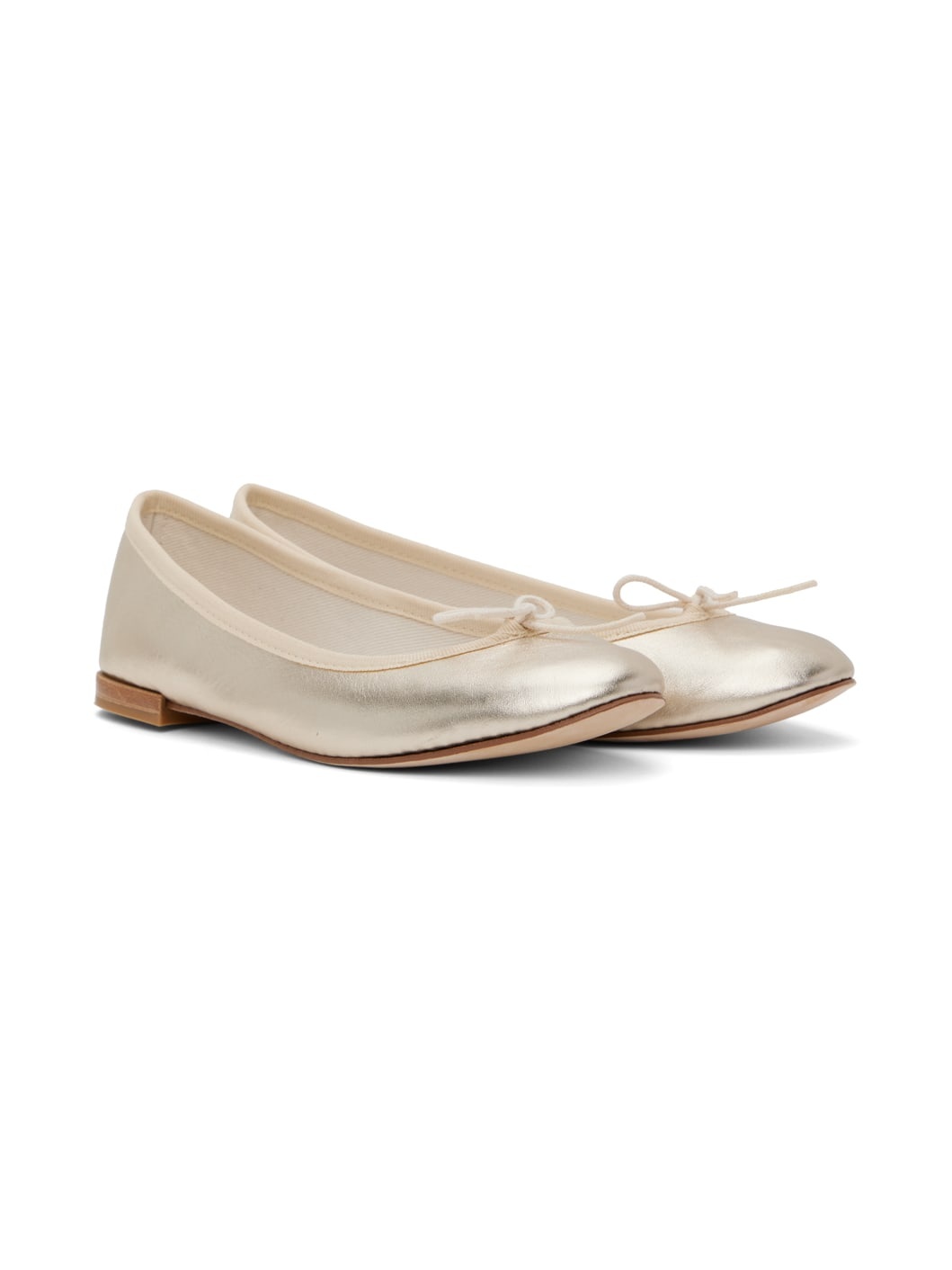 Gold Cendrillon Ballerina Flats - 4