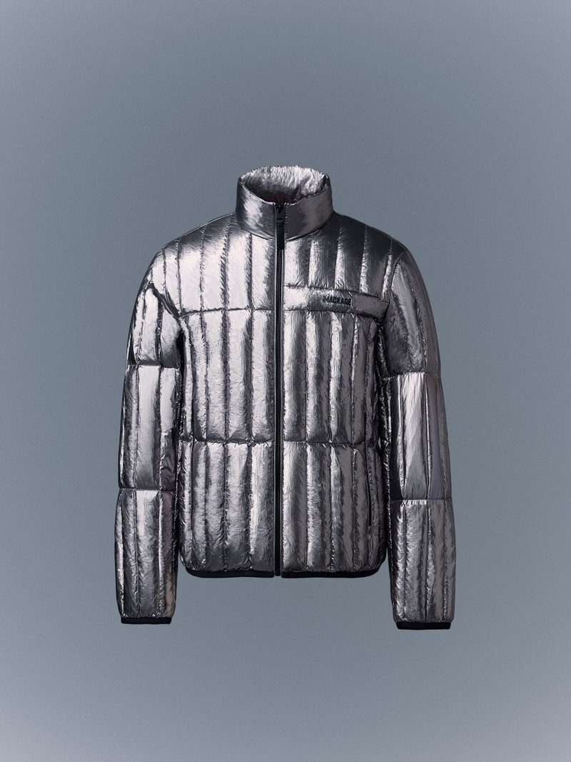 PHILIP-M Metallic Laminate Light Down Jacket 1