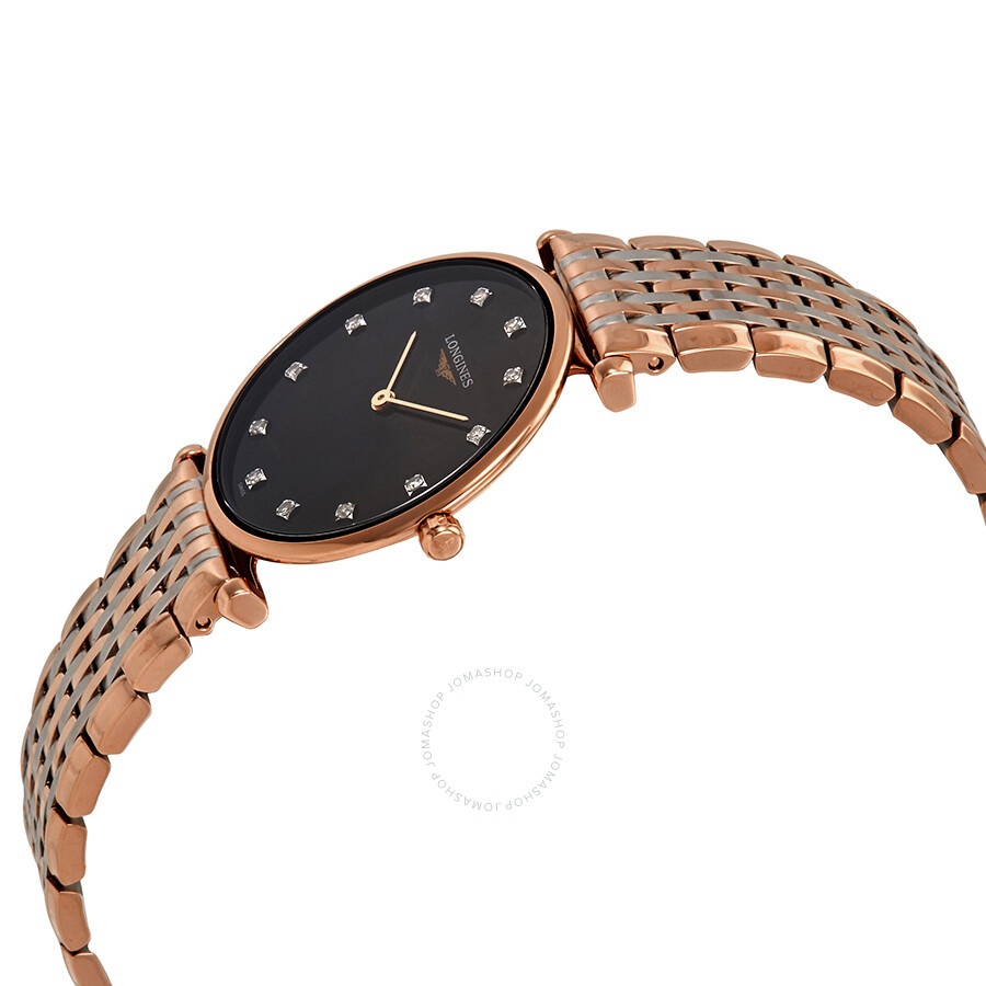 Longines La Grande Classique Black Diamond Dial Ladies Watch L45121577 - 2