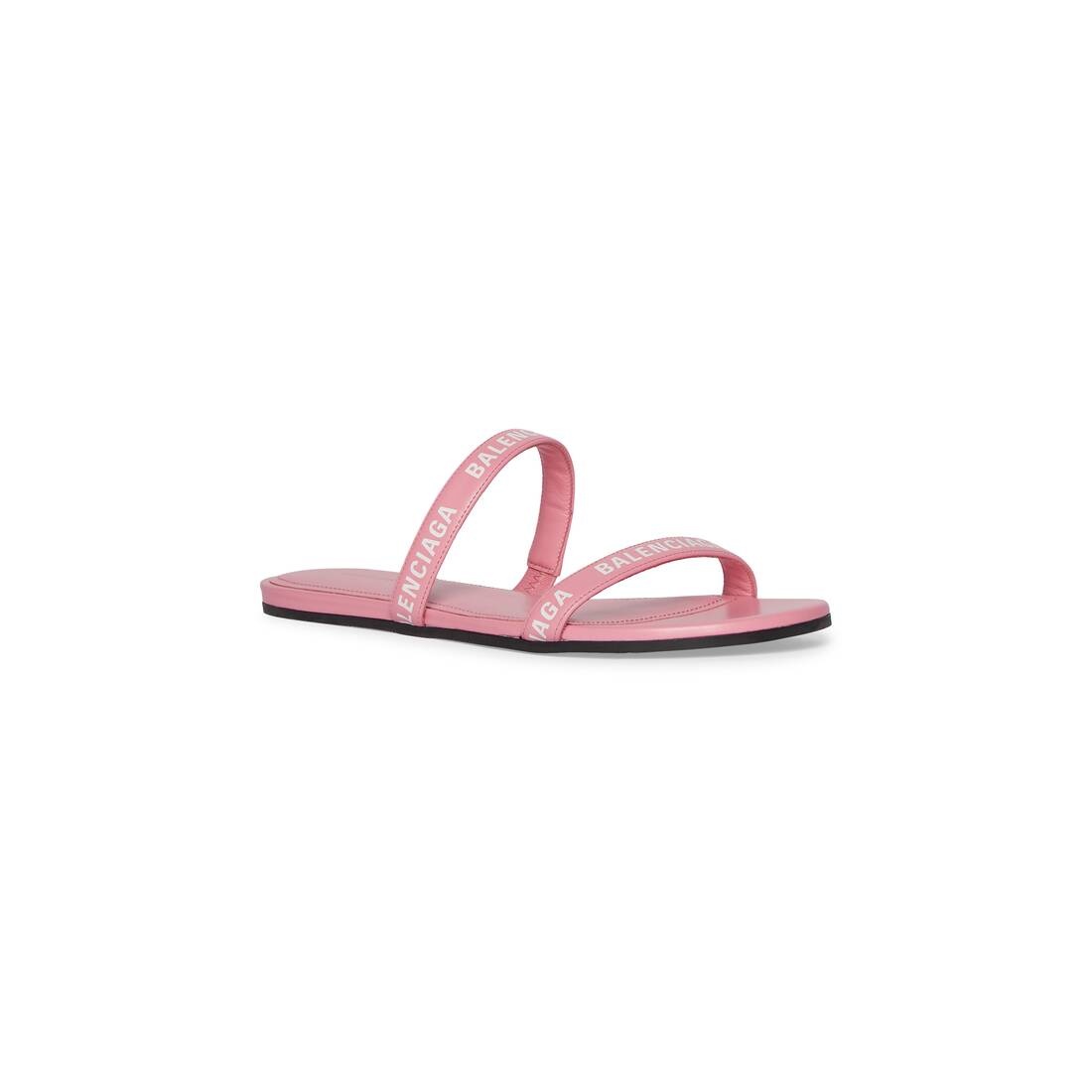 Women's Round Flat Sandal  in Pink - 2