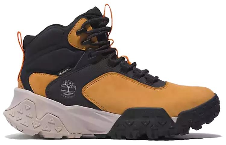 Timberland Motion Scramble Mid Lace Up Hiking Boot with GORE-TEX Bootie 'Wheat Nubuck' TB0A6B4S754 - 2