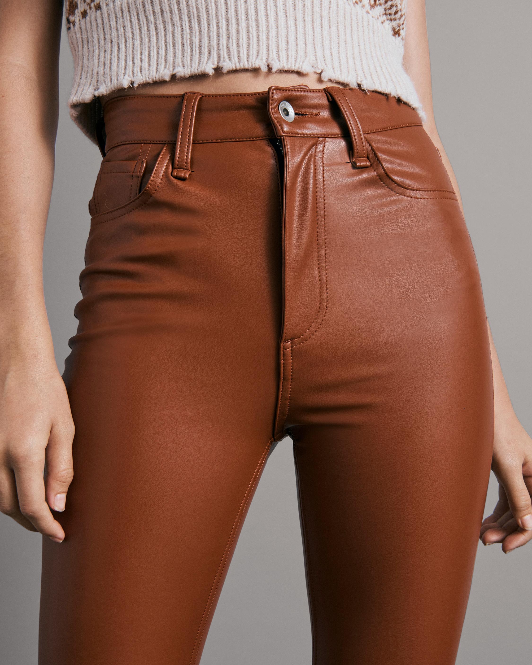 Casey Faux Leather Flare - 6