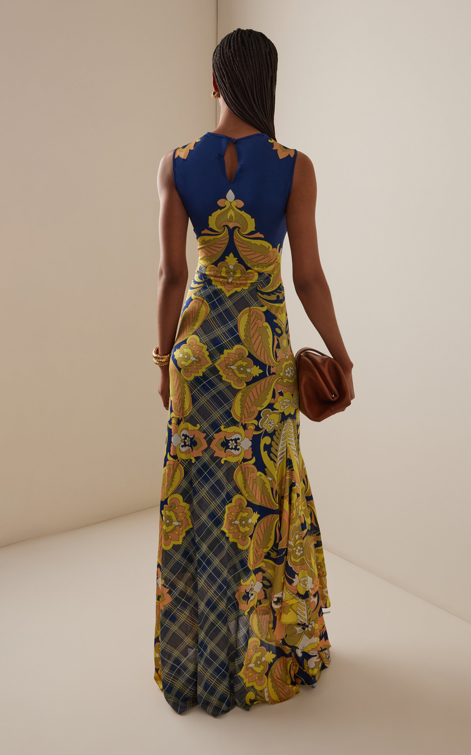Exclusive Riviera Printed Jersey Dress print - 4