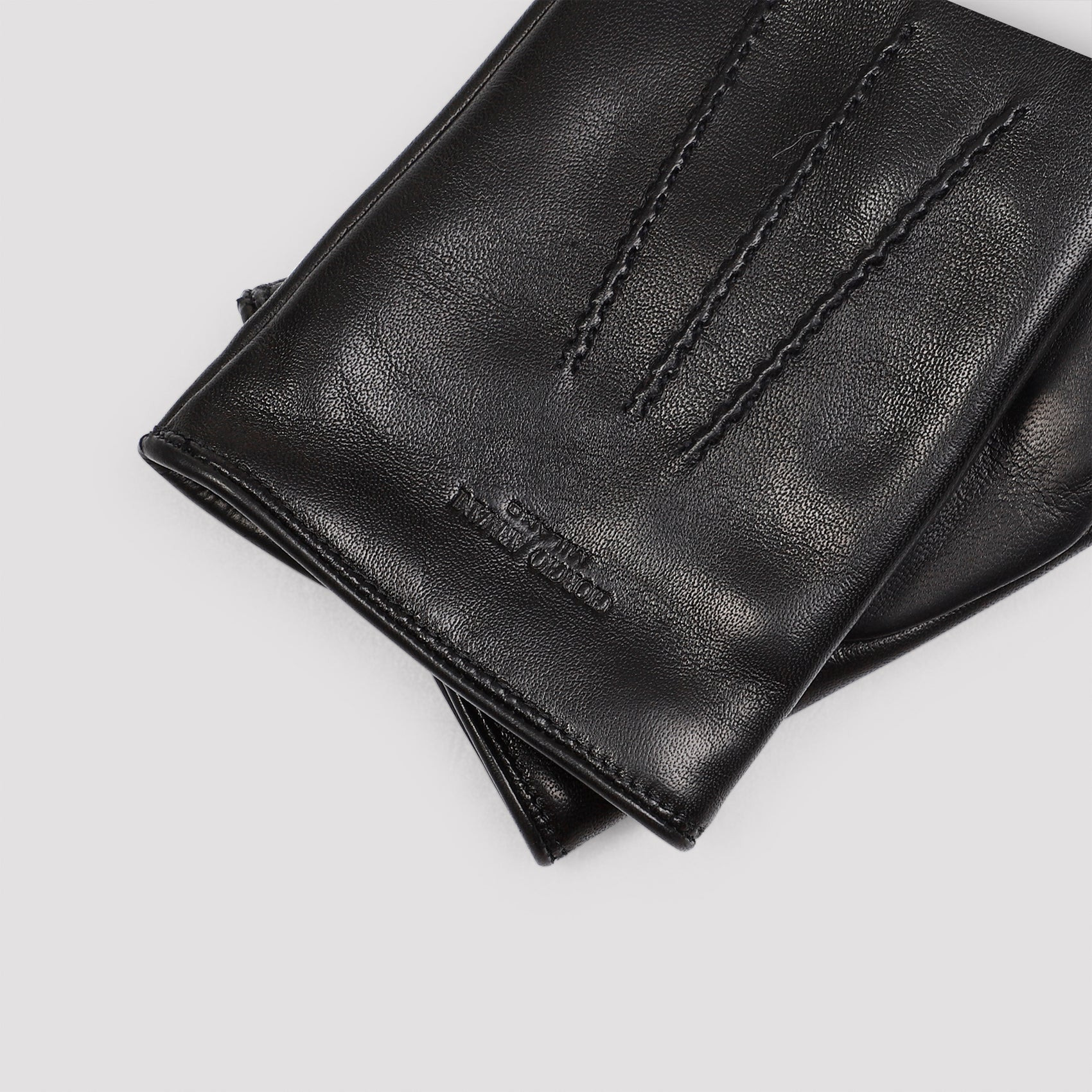 Giorgio Armani Leather Gloves Men - 3