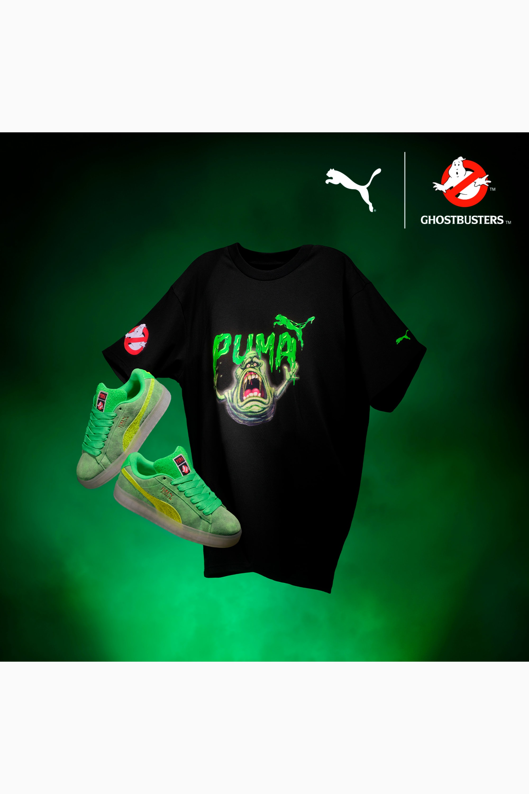 PUMA x GHOSTBUSTERS Suede XL Slimer Men's Sneakers - 7