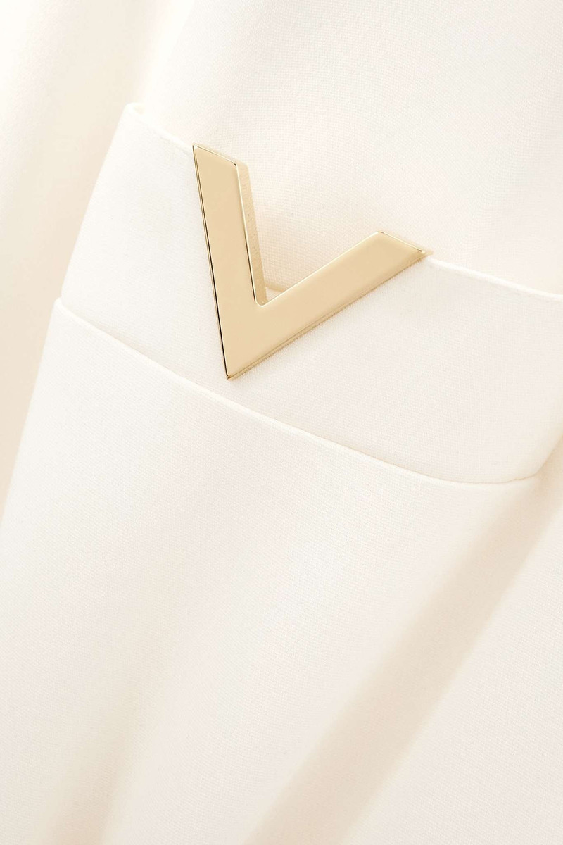 Embellished silk-crepe midi dress 4