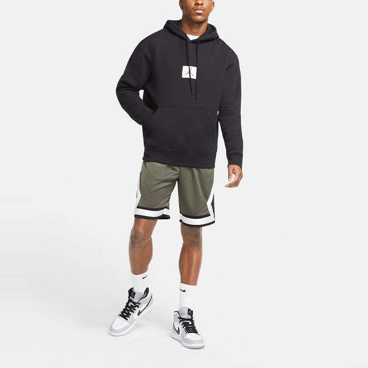 Air Jordan Fleece Pullover hooded Casual Black CV6147-010 - 5