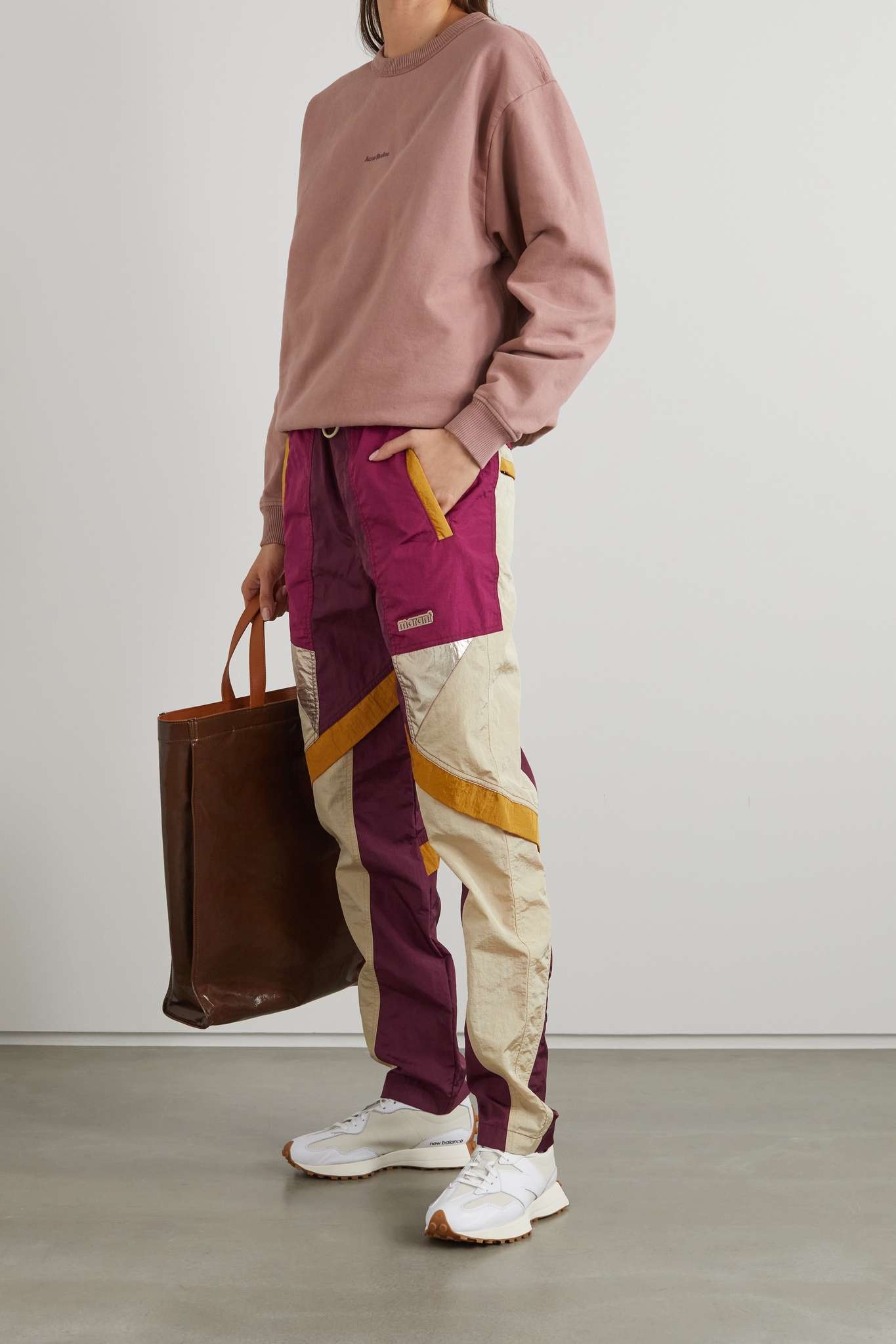 Mackenzie paneled shell track pants - 2