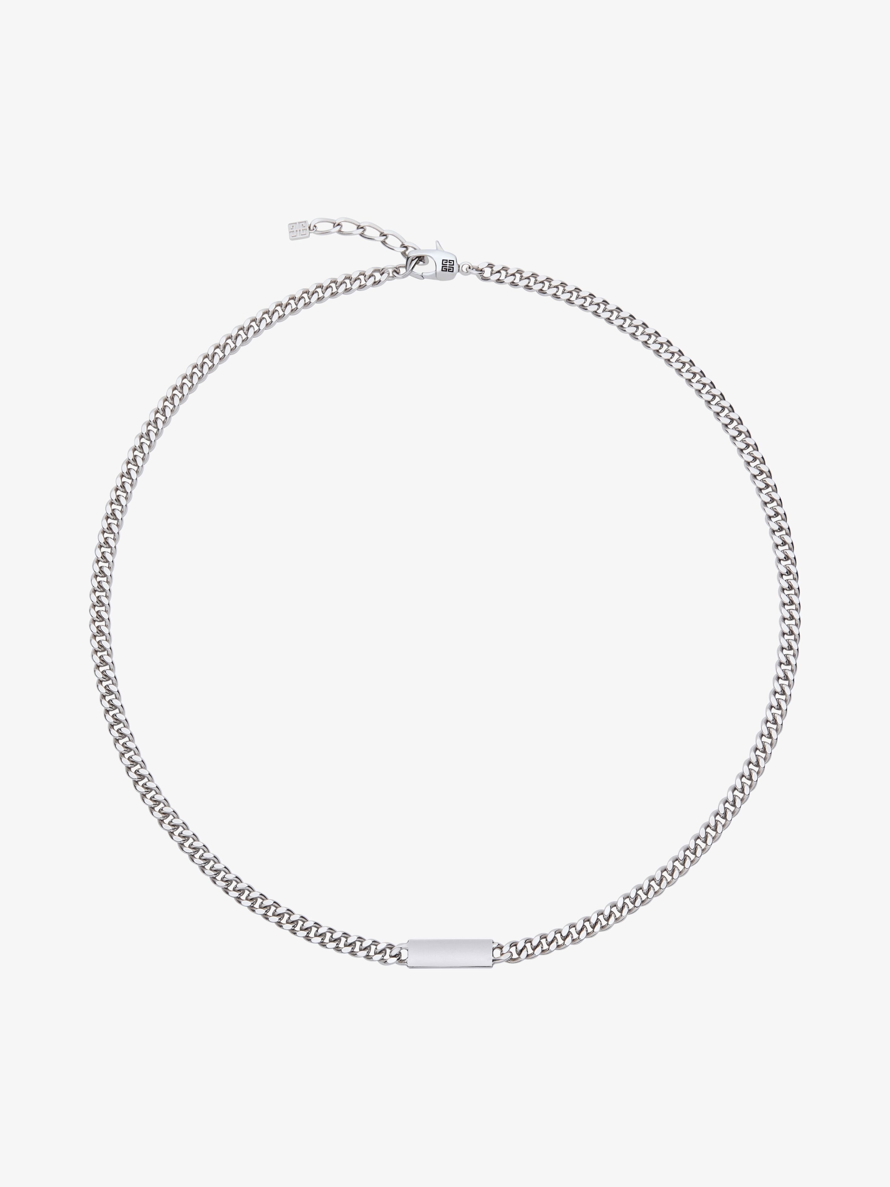 ID NECKLACE IN METAL WITH CRYSTALS - 3