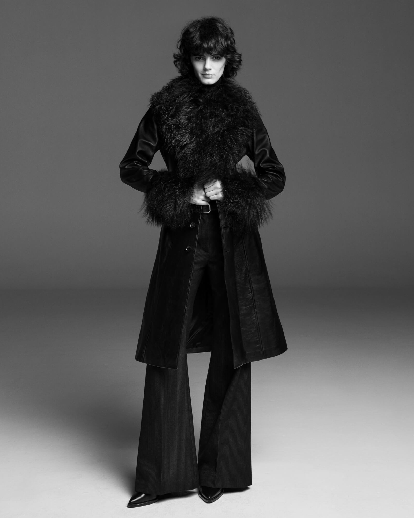 SOLENE LEATHER COAT - 7