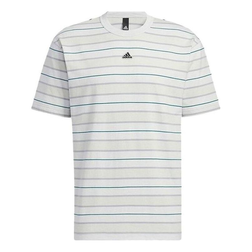 adidas Stripe T-Shirt 'White' HS4382 - 1