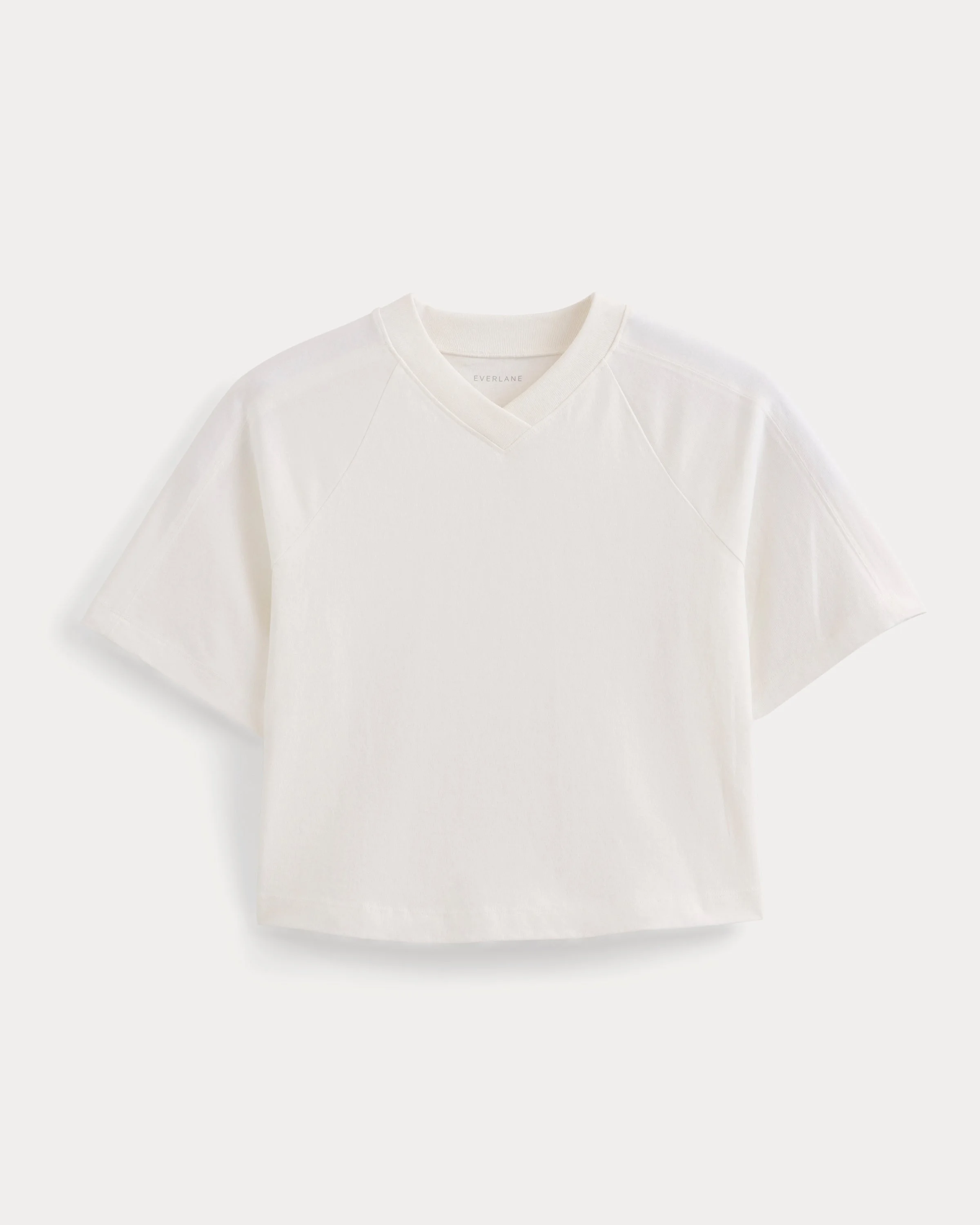 PREMIUM WEIGHT CROPPED PANELED TEE - 1